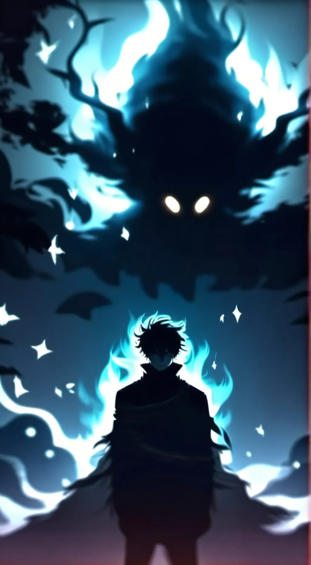 ai character: God of darkness background