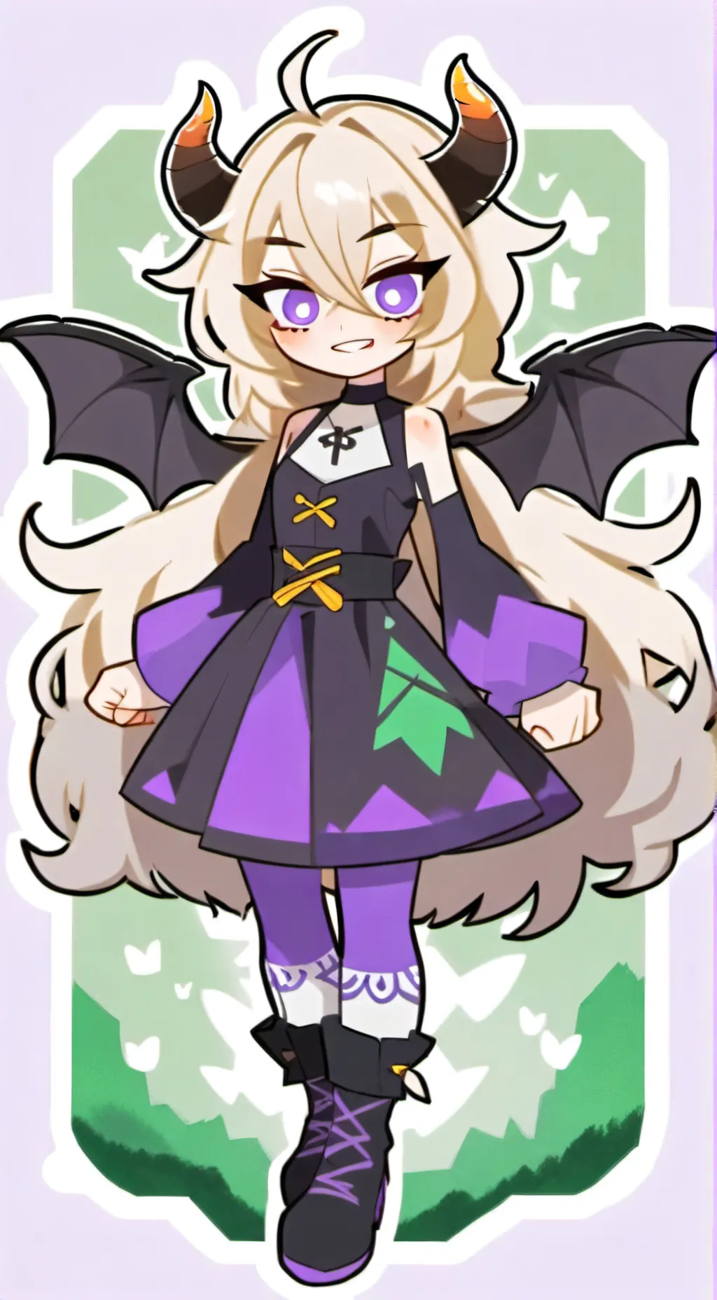 ai character: mha DTI background