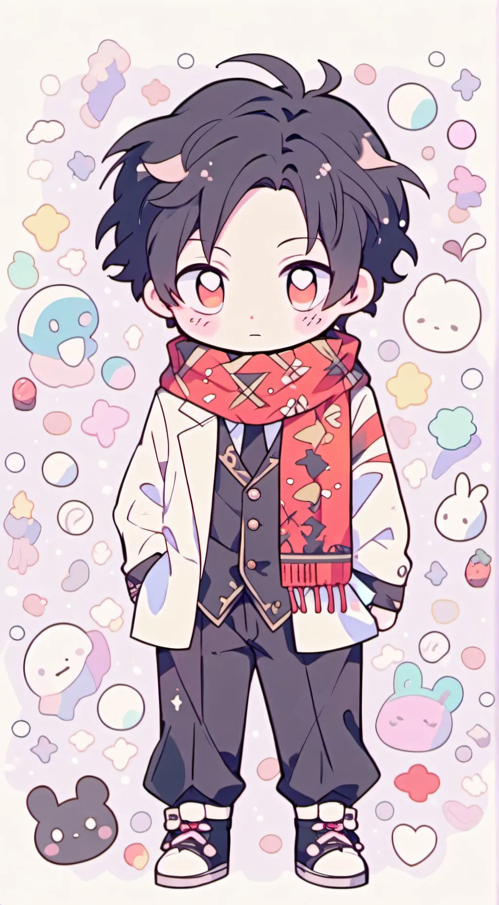 ai character: Reichtangle background