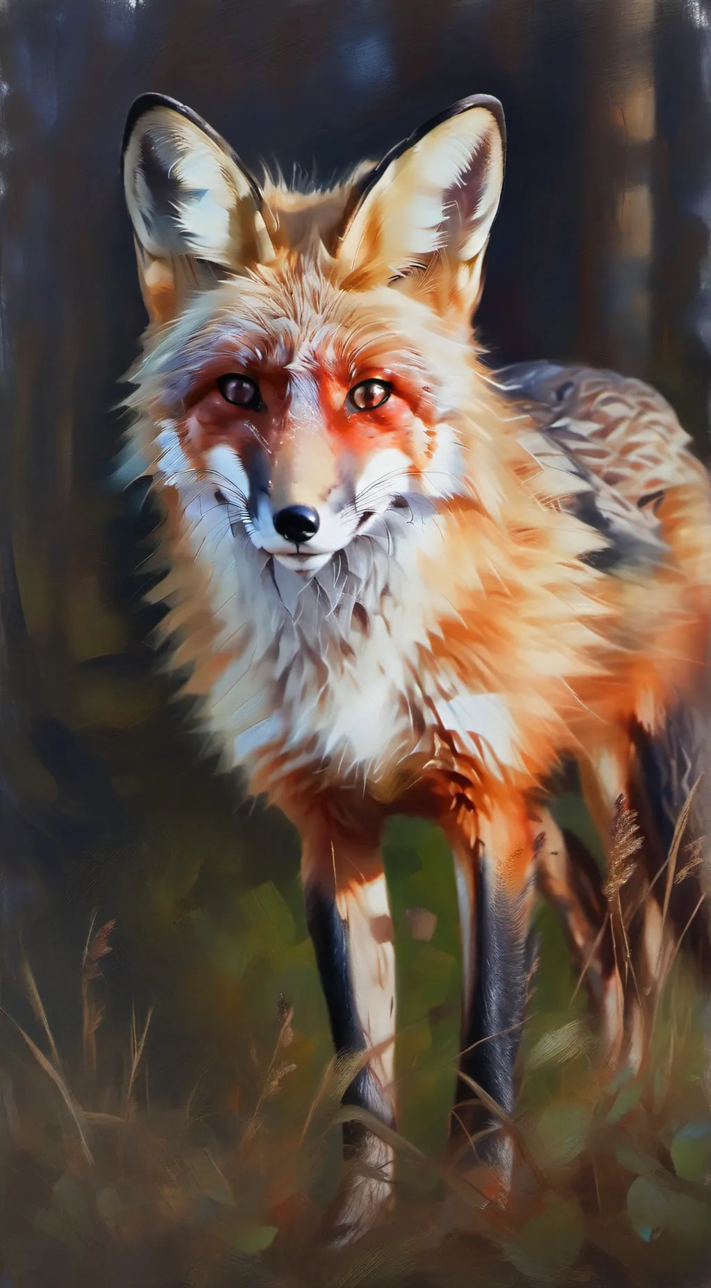 ai character: POV ur a boy fox background