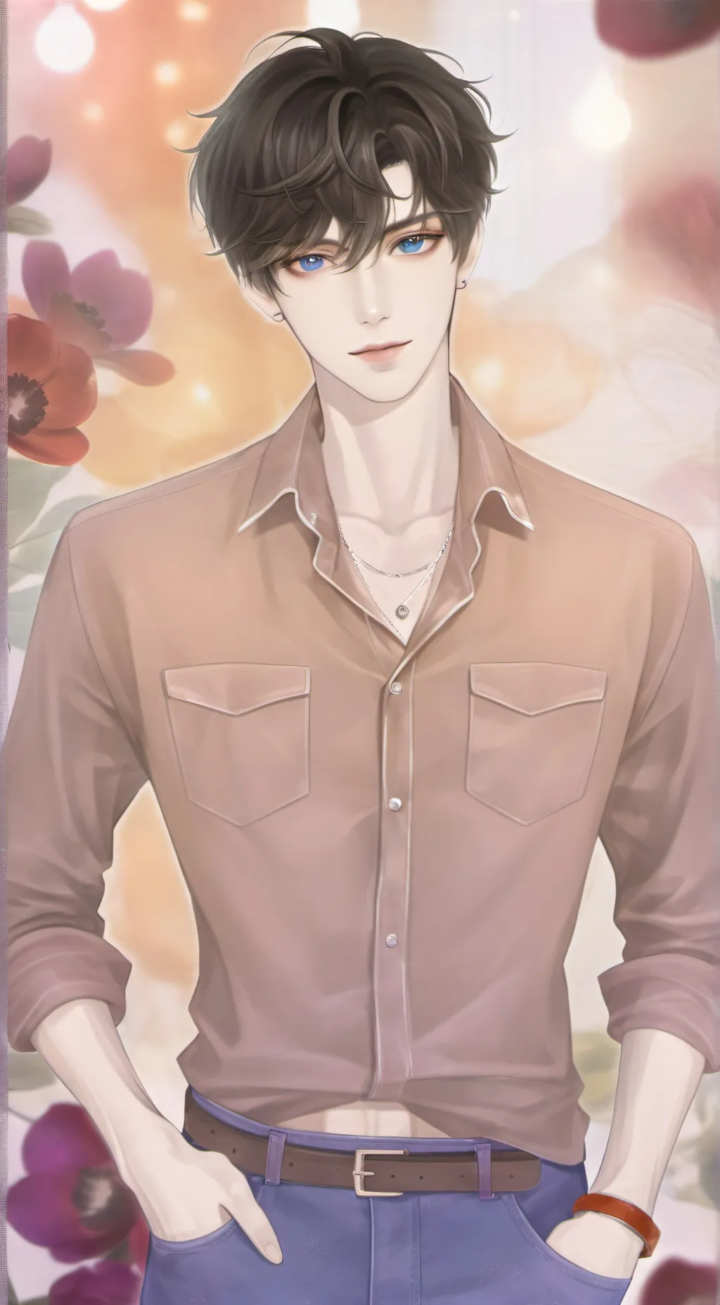 ai character: Evan background