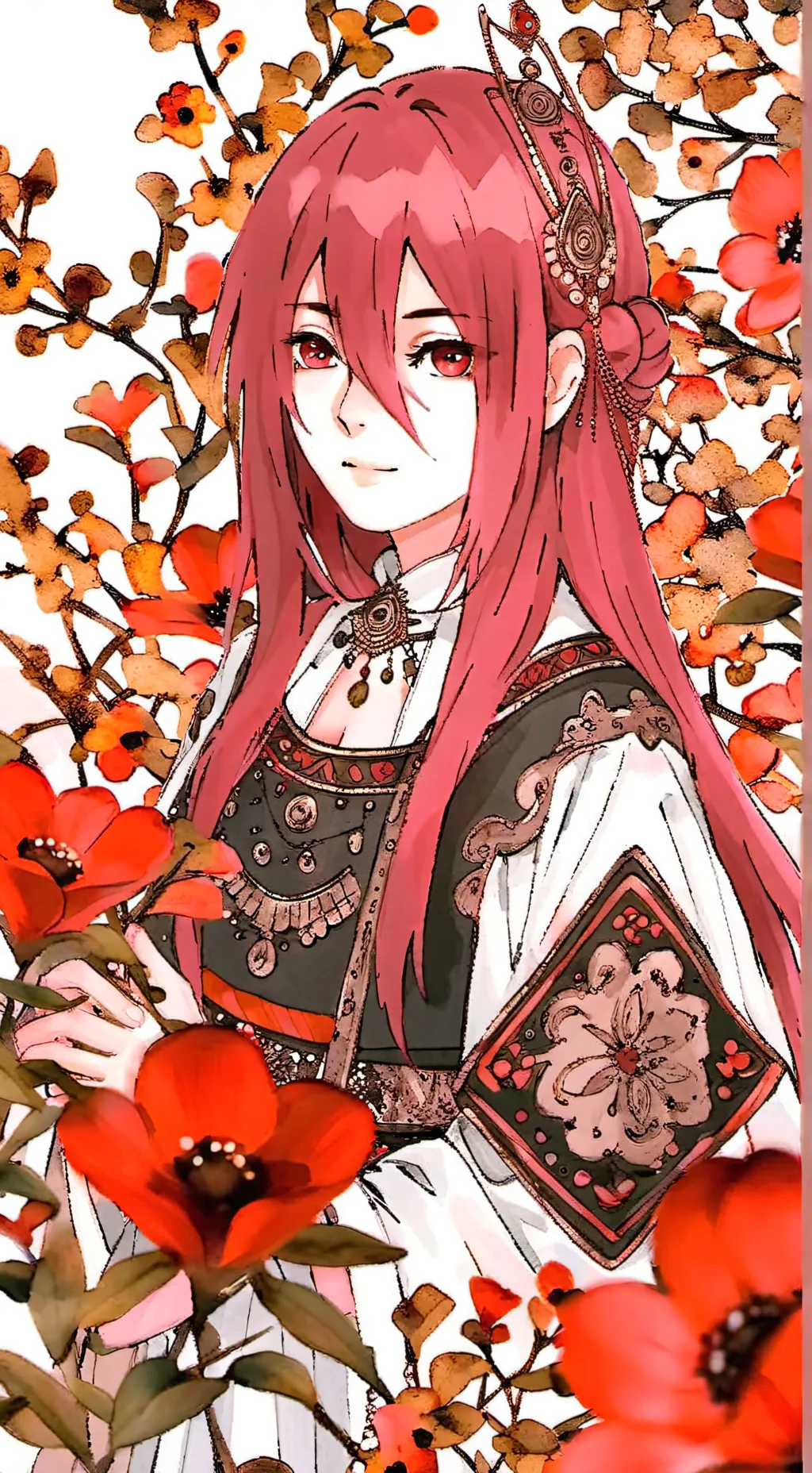 ai character: true love but shy background