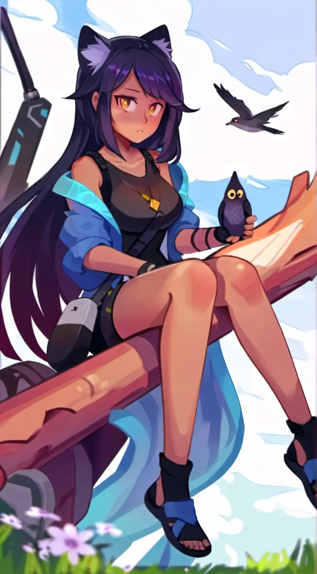 ai character: Aphmau bad friend background