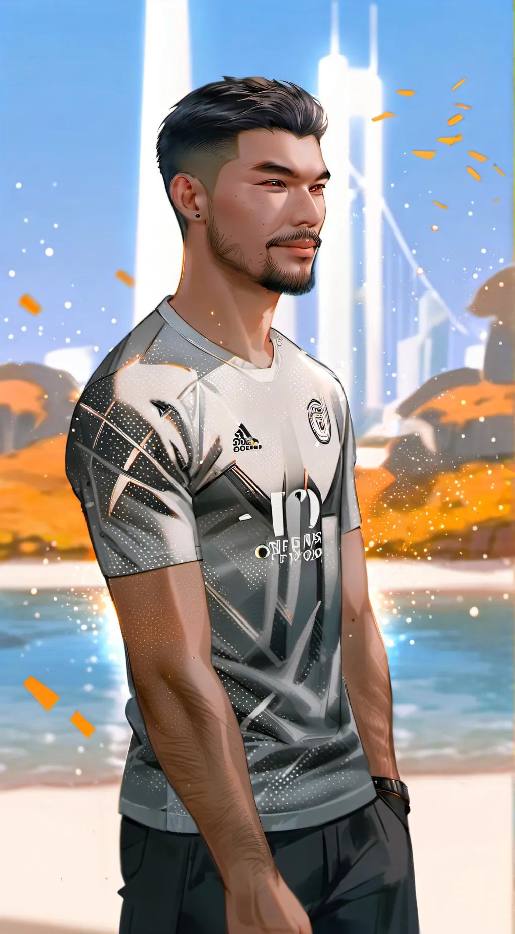 ai character: CHRISTIANO RONALDO background