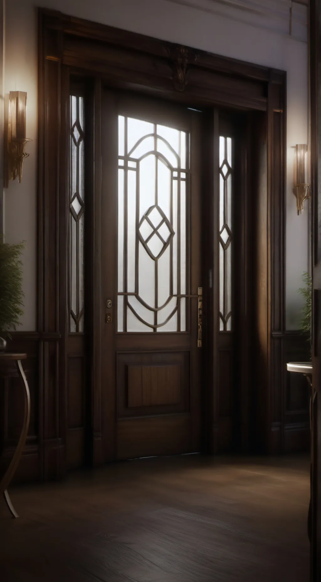 ai character: Doors floor 2 background