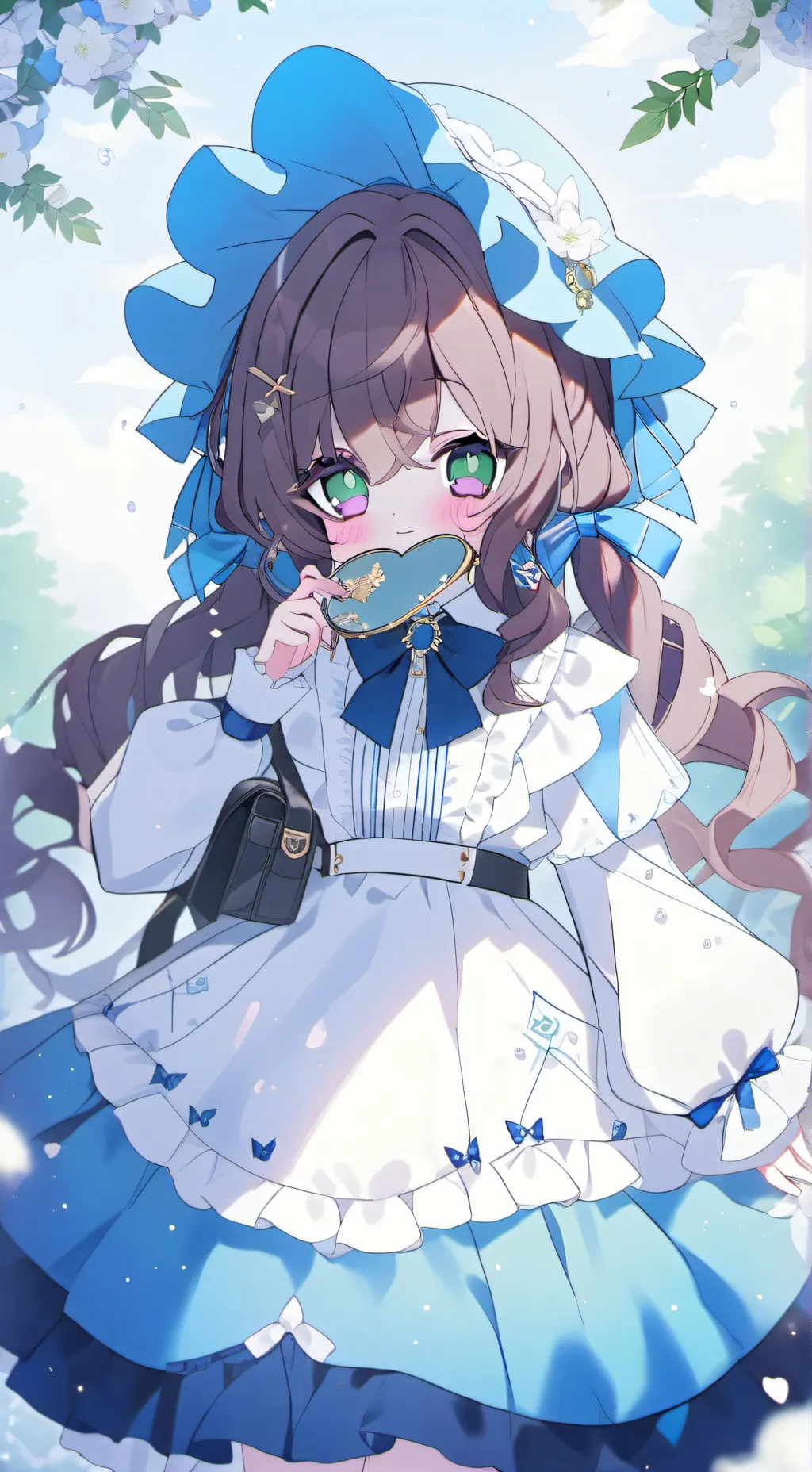 ai character: Luna background