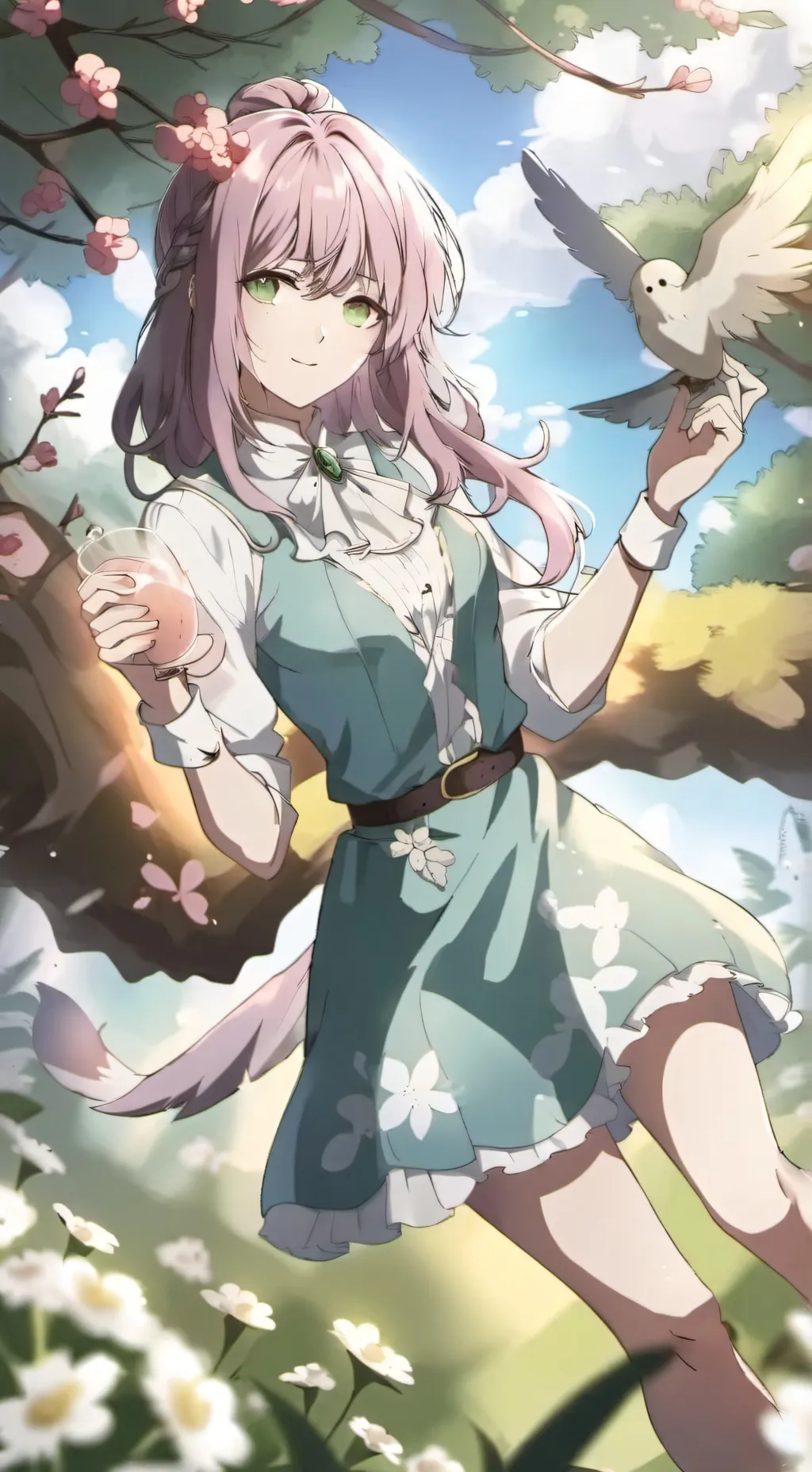 ai character: Mia  background