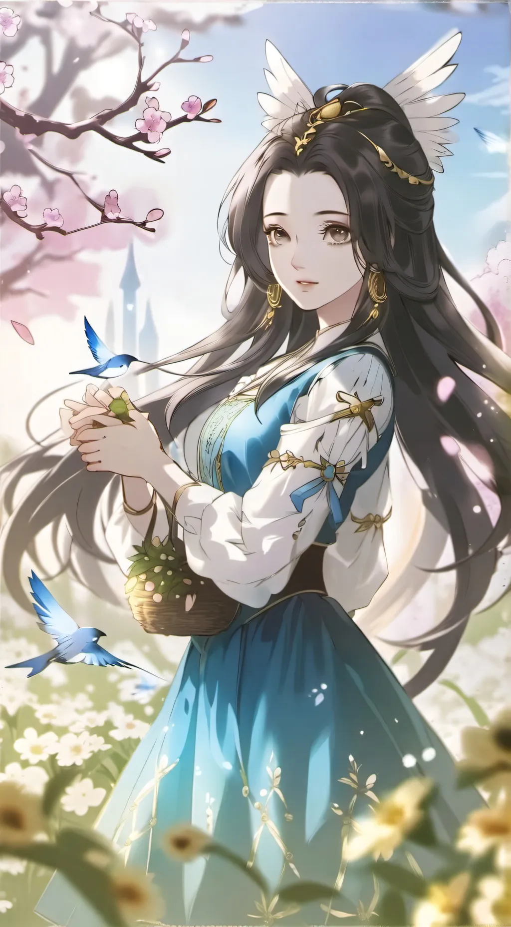 ai character: Sprunki Christmas background