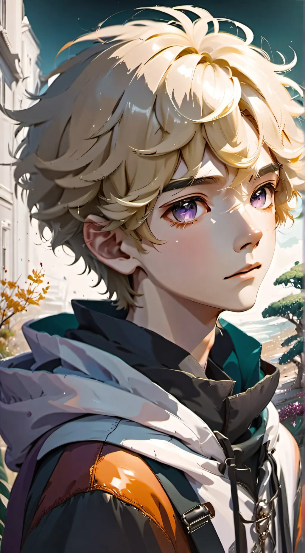 ai character: X_Amir engel_X background