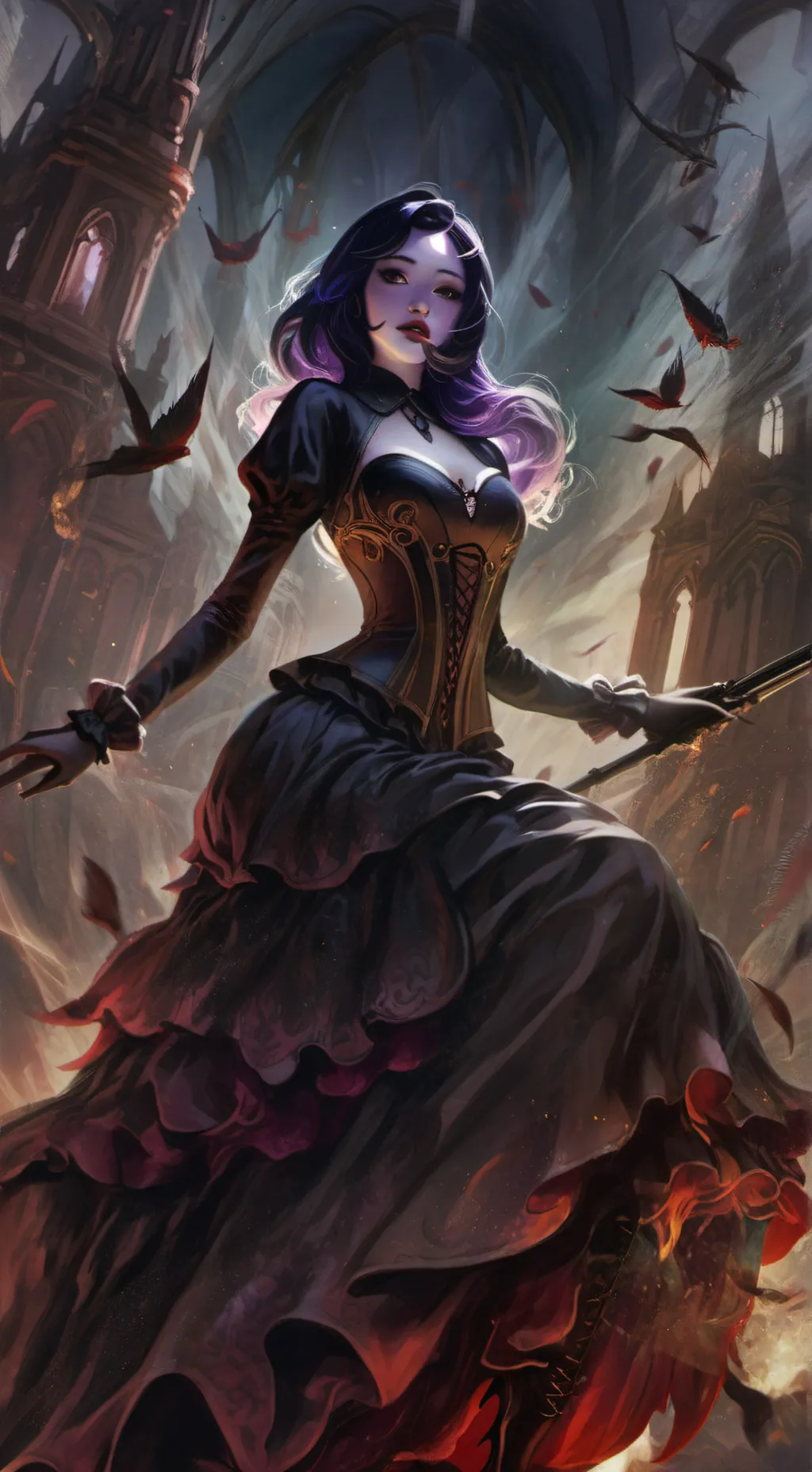 ai character: roi des demon  background