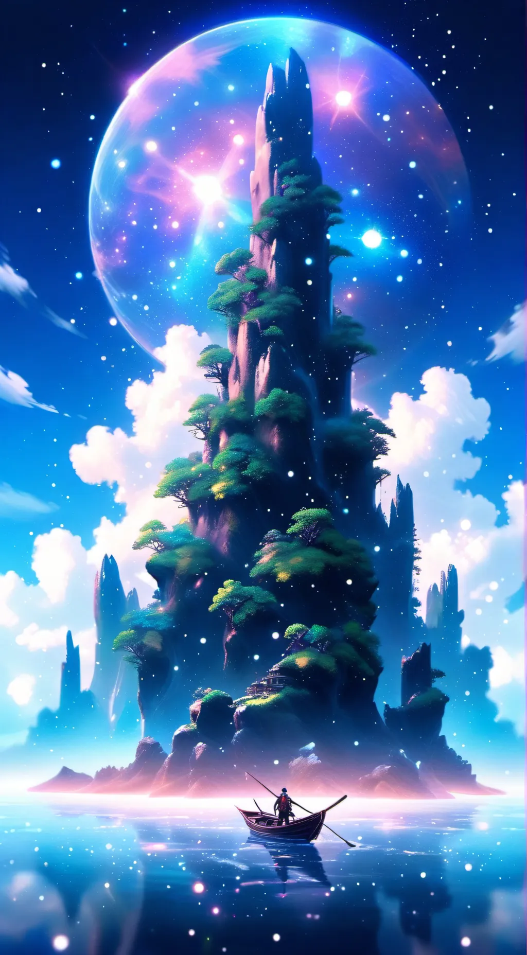 ai character: Magical Island RP background