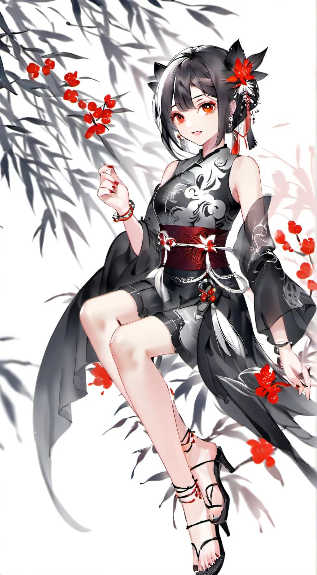 ai character: demon Slayer background