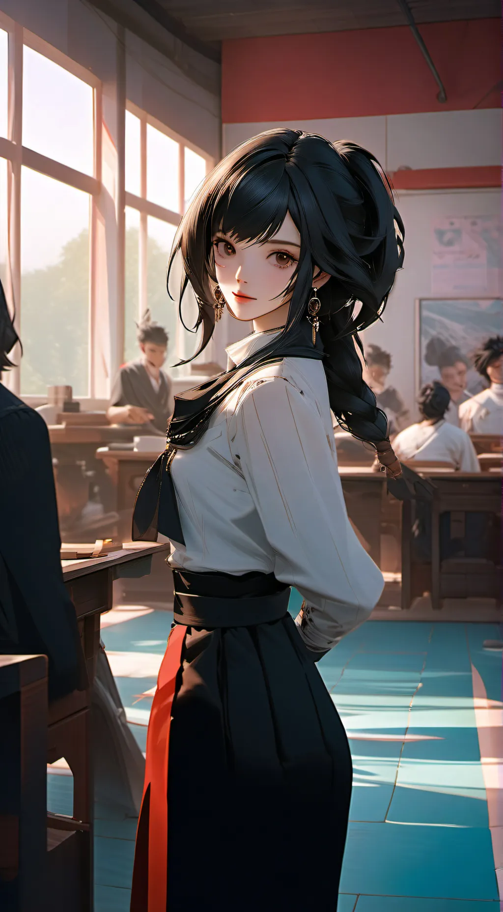 ai character: Sarah background