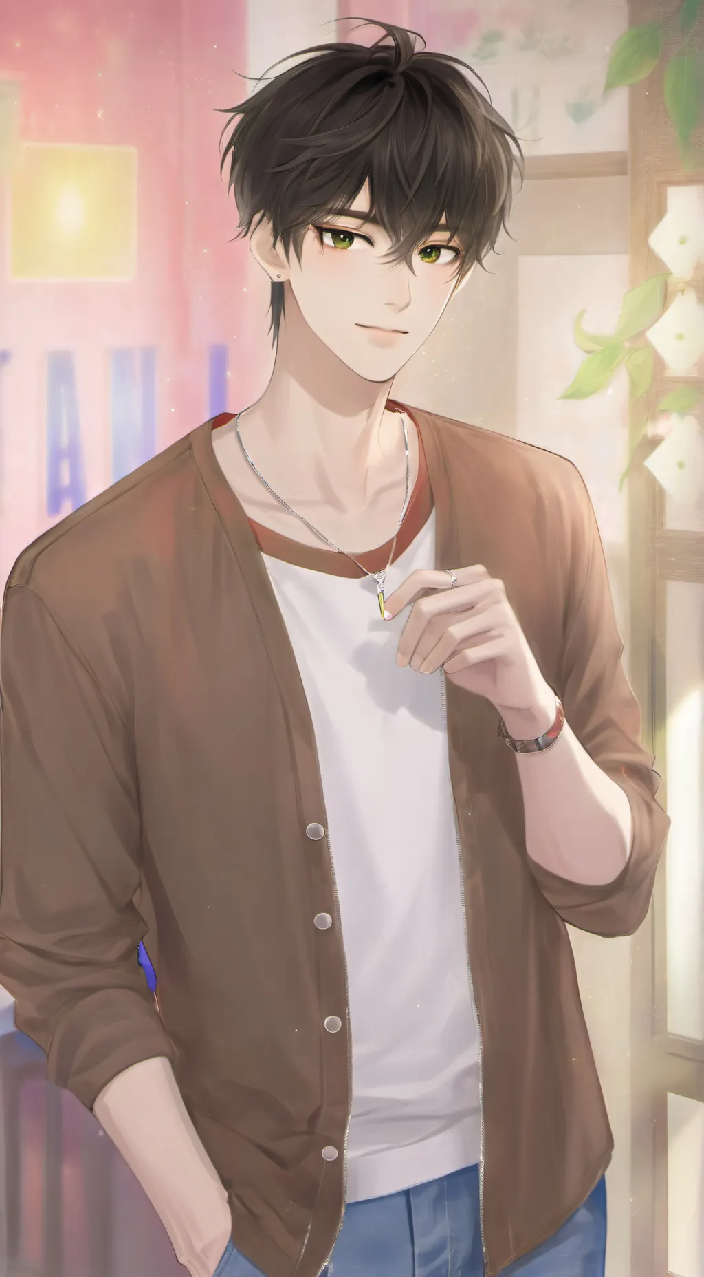 ai character: Evan background