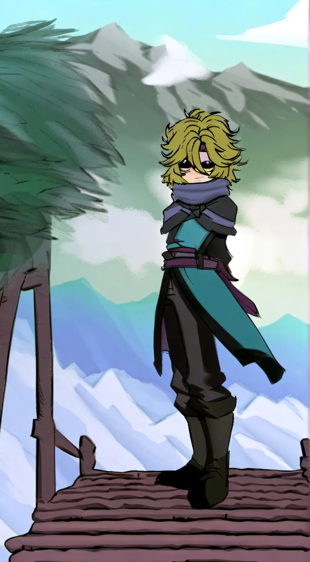 ai character: Milo (my md oc) background