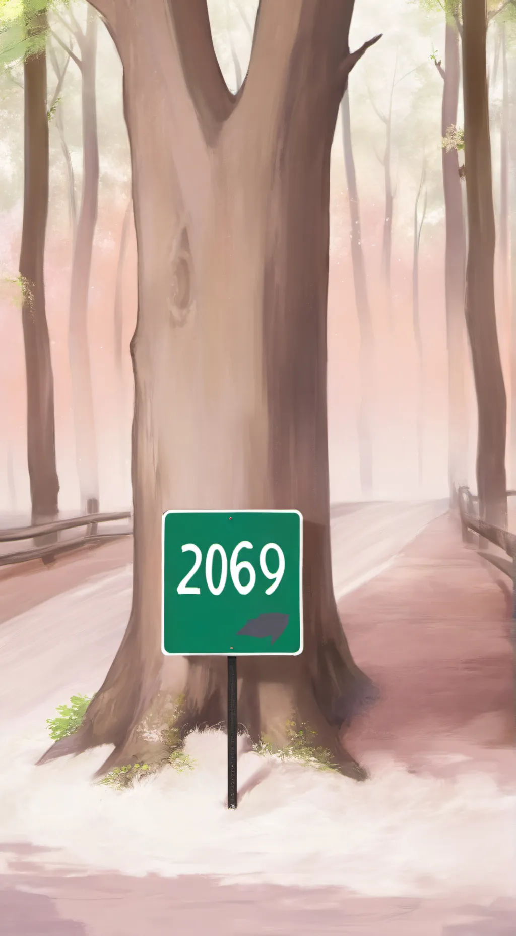 ai character: year 2069 background