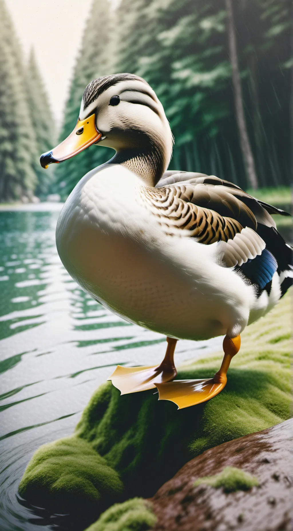 ai character: Duck background