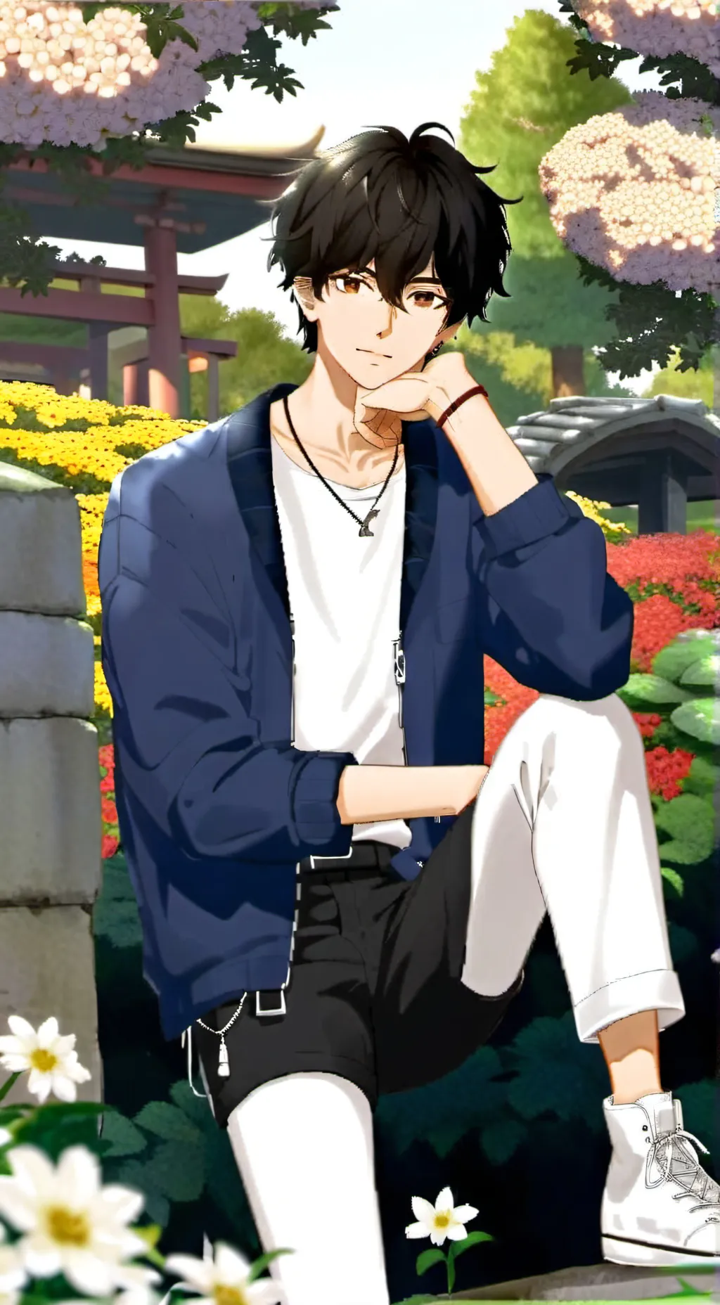 ai character: Kai  background