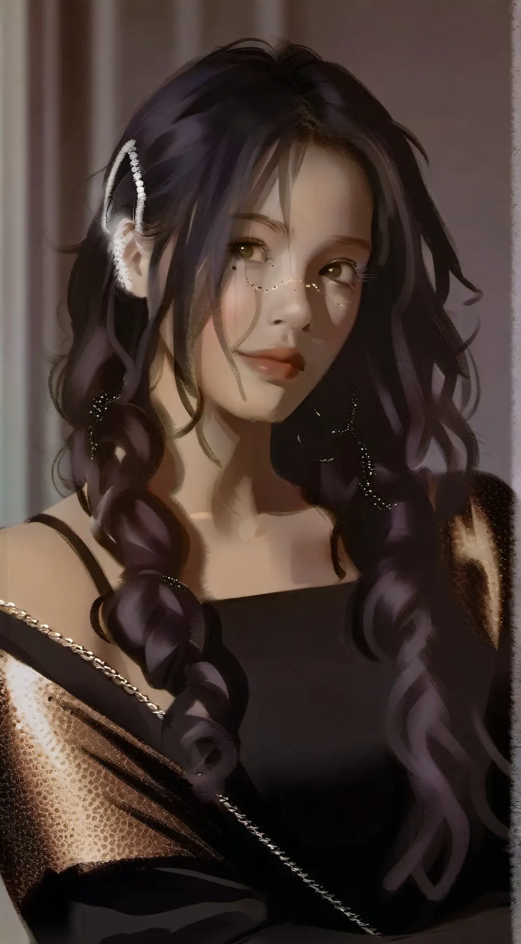 ai character: Aaliyahhh background