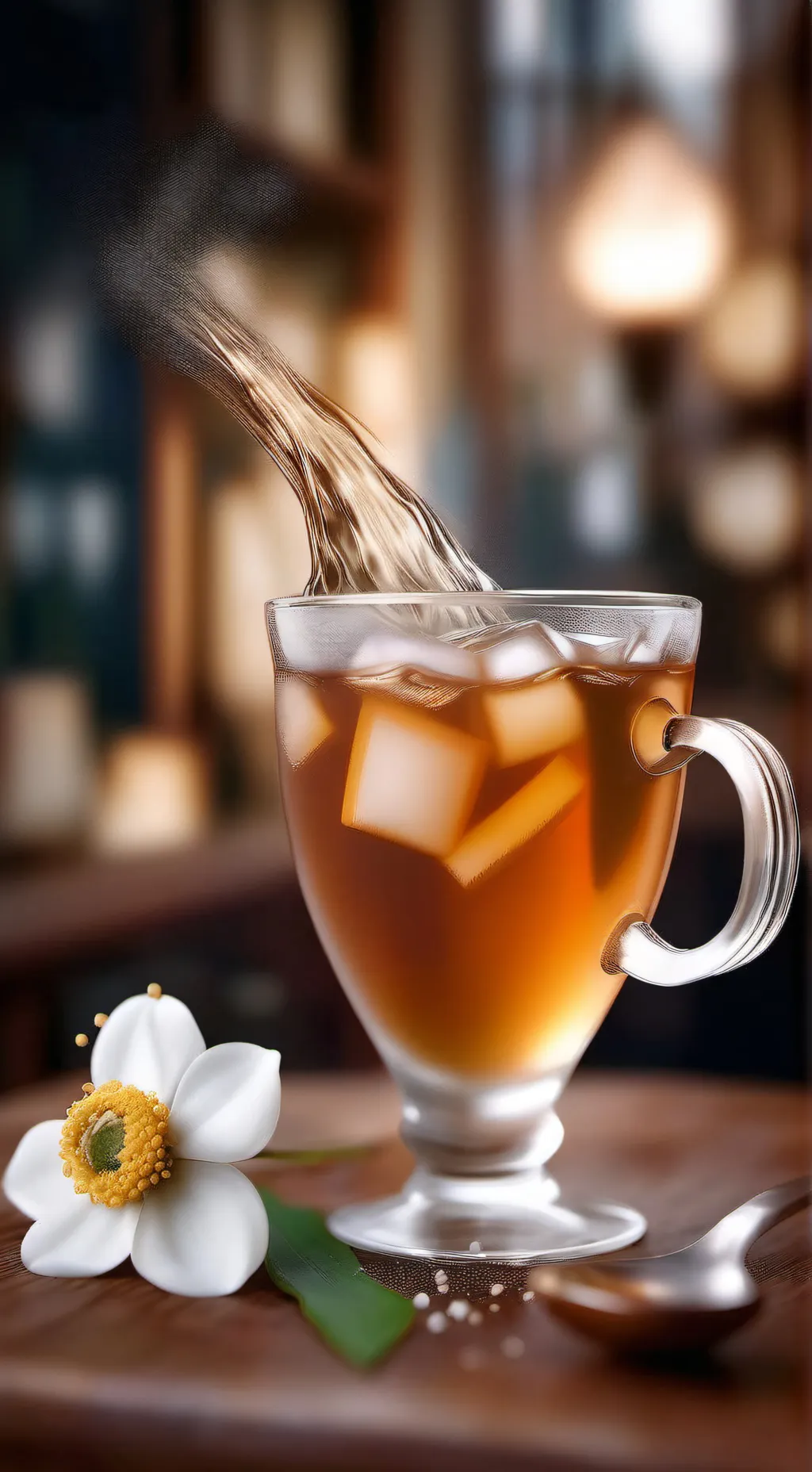 ai character: spill the tea  background