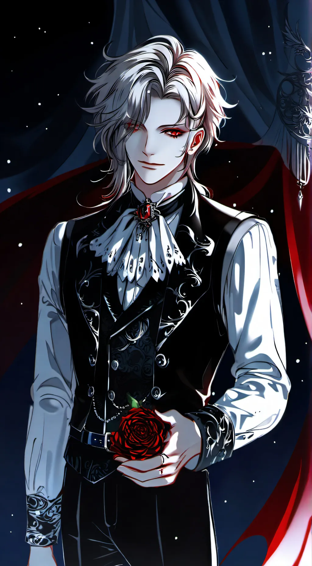 ai character: Magnus Rubinsten background