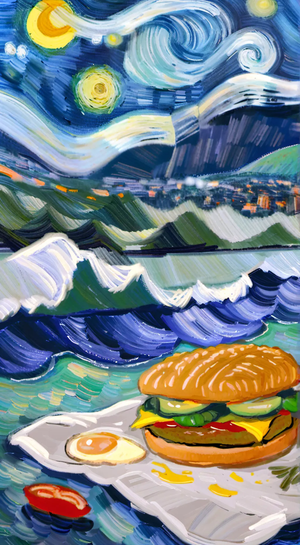 ai character: MHA Mcdonalds  background