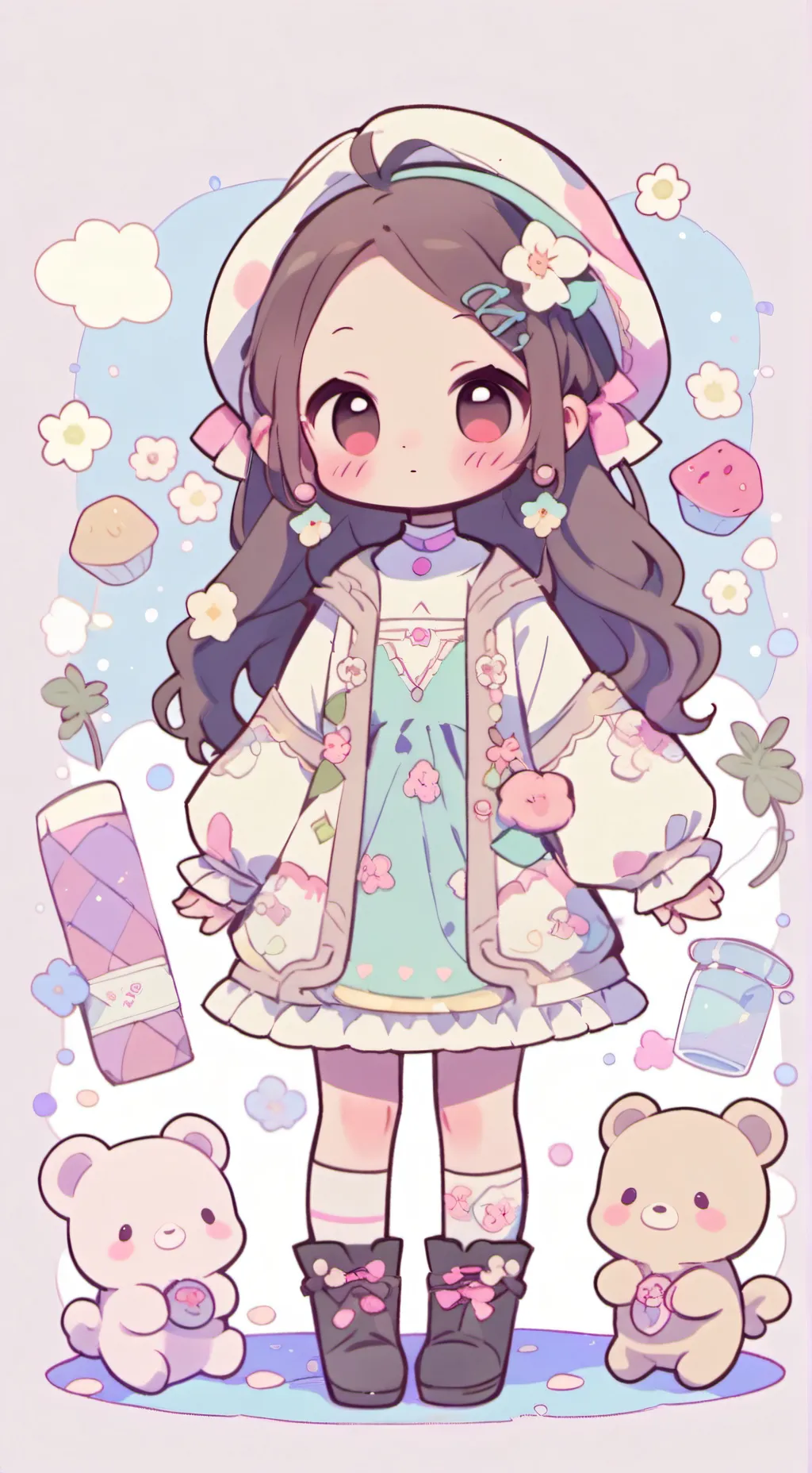 ai character: vivianna  background