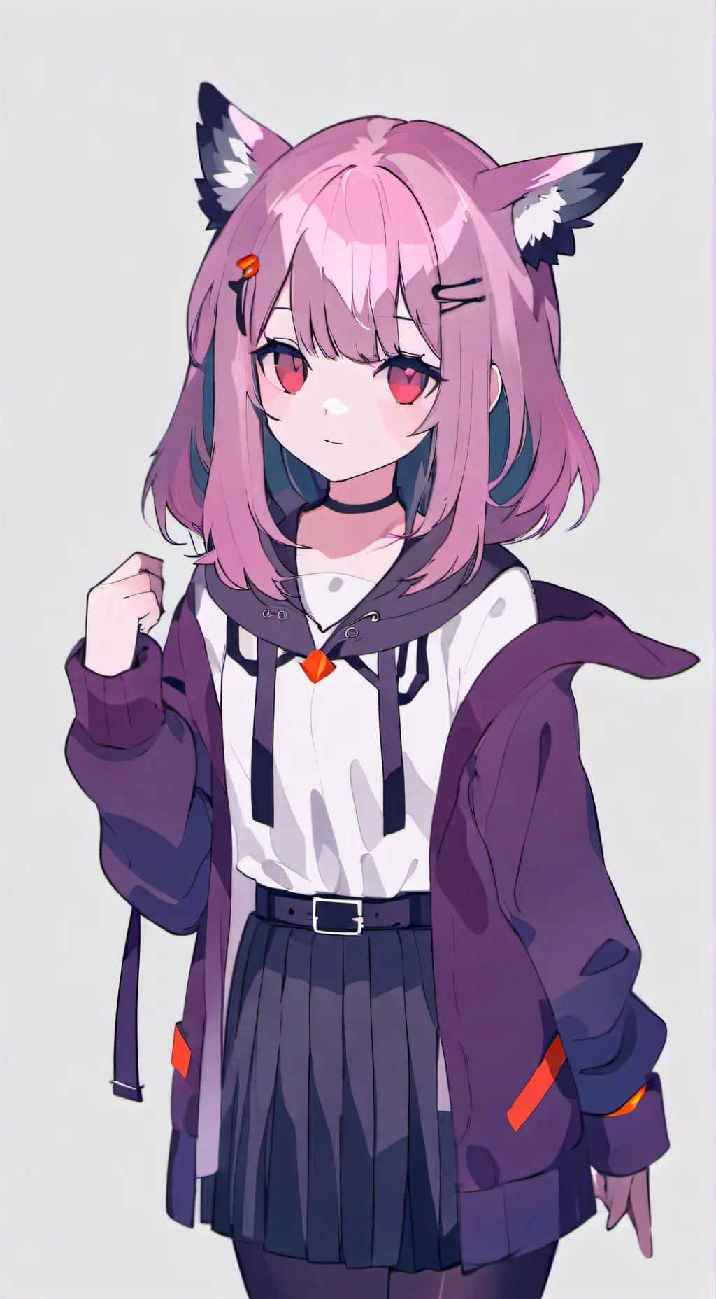 ai character: di dalam sebuah  background