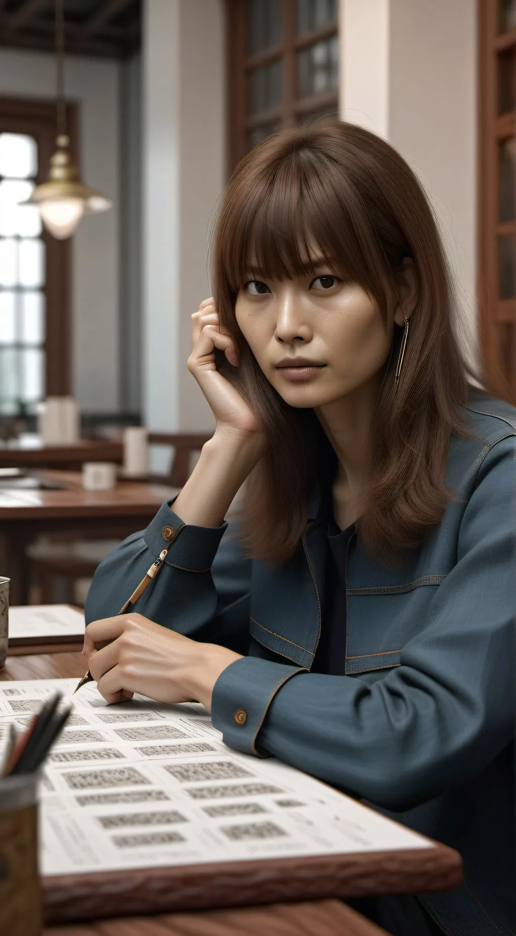 ai character: Yumi Nakamura background