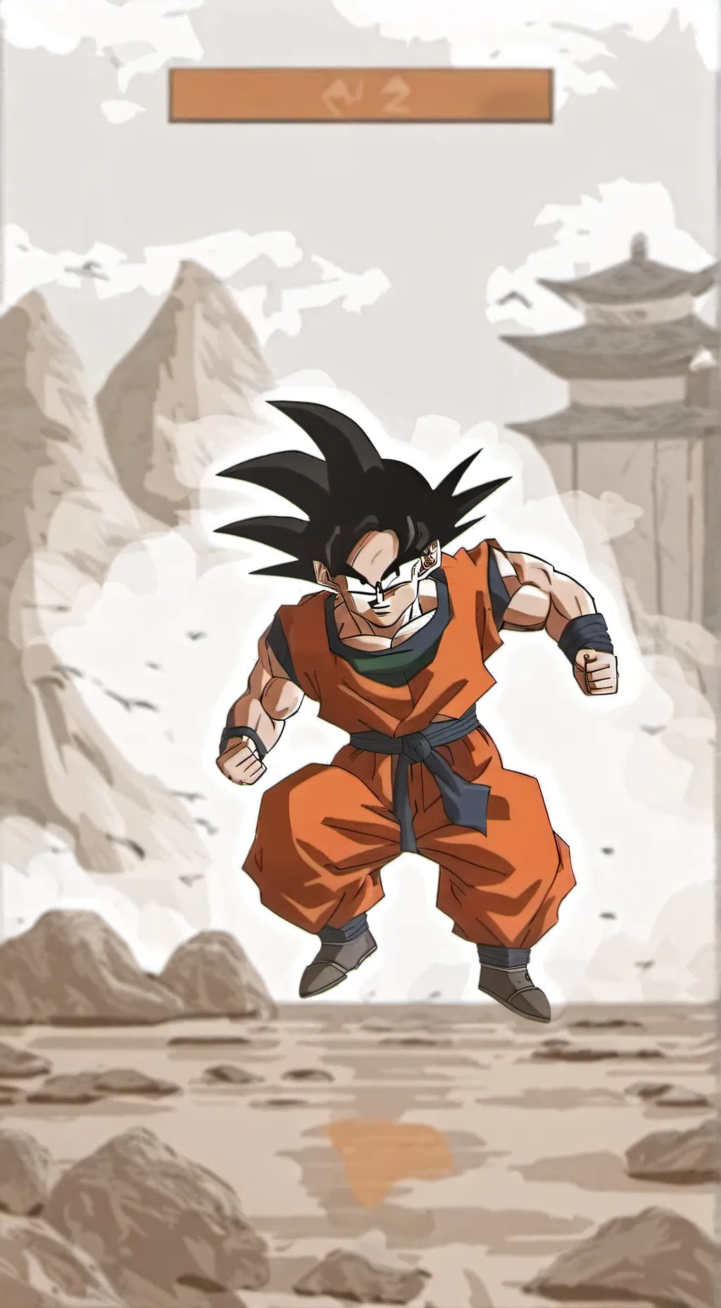 ai character: dragon ball z background