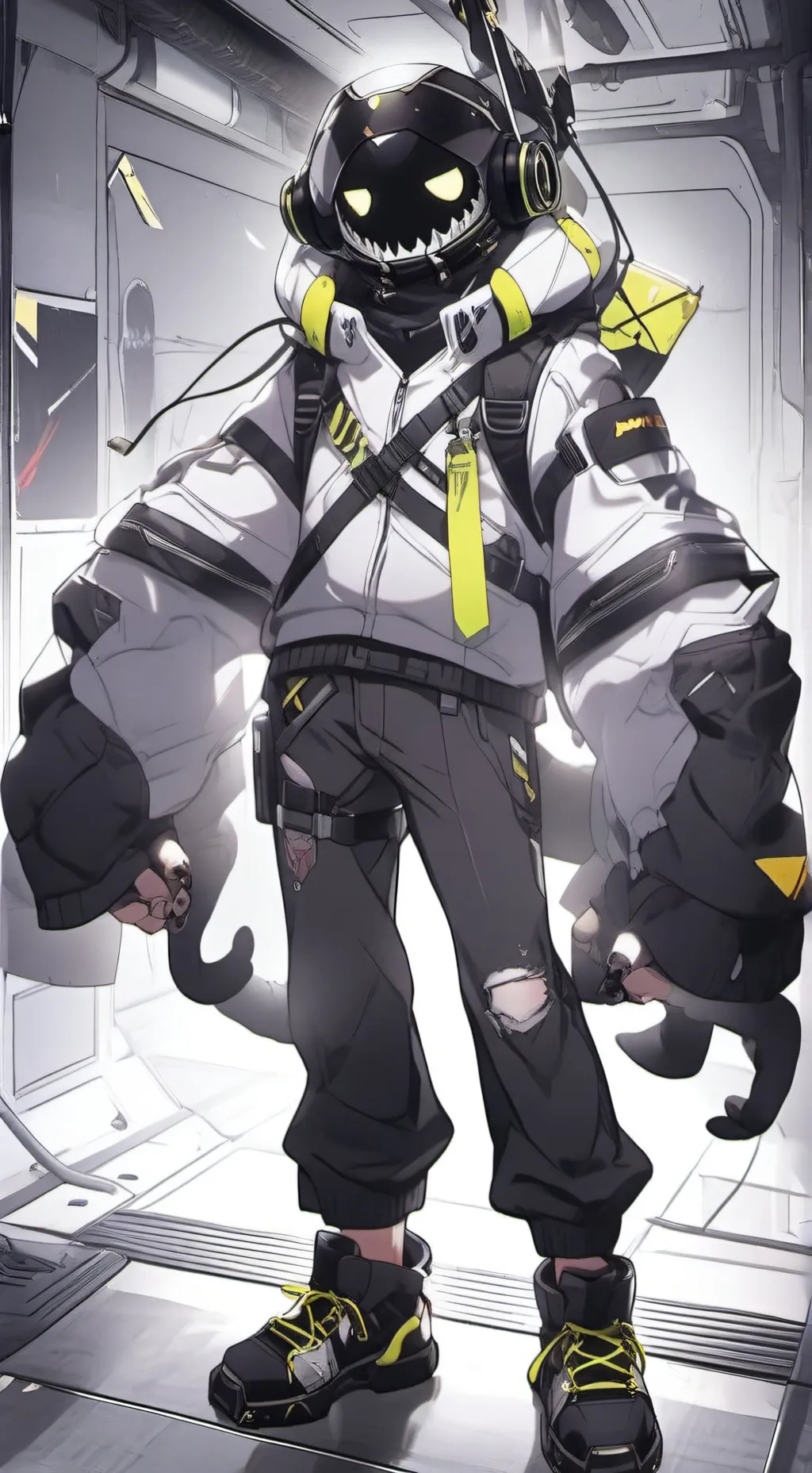 ai character: N (sleeping) background