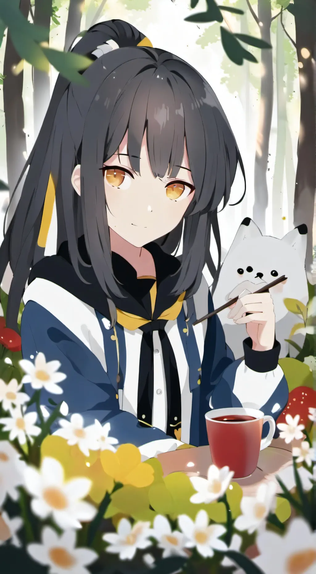 ai character: cara background