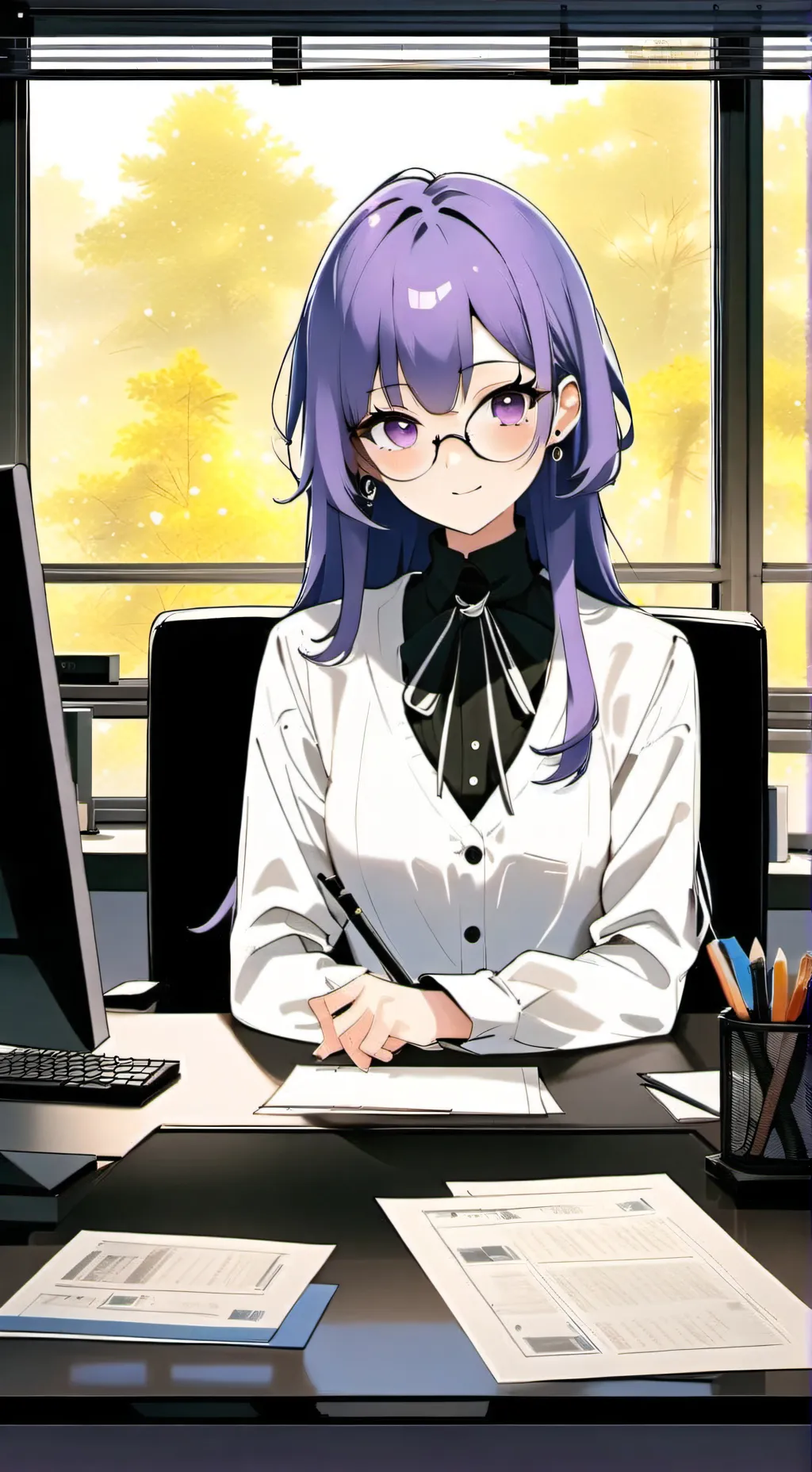 ai character: Mitsuki background