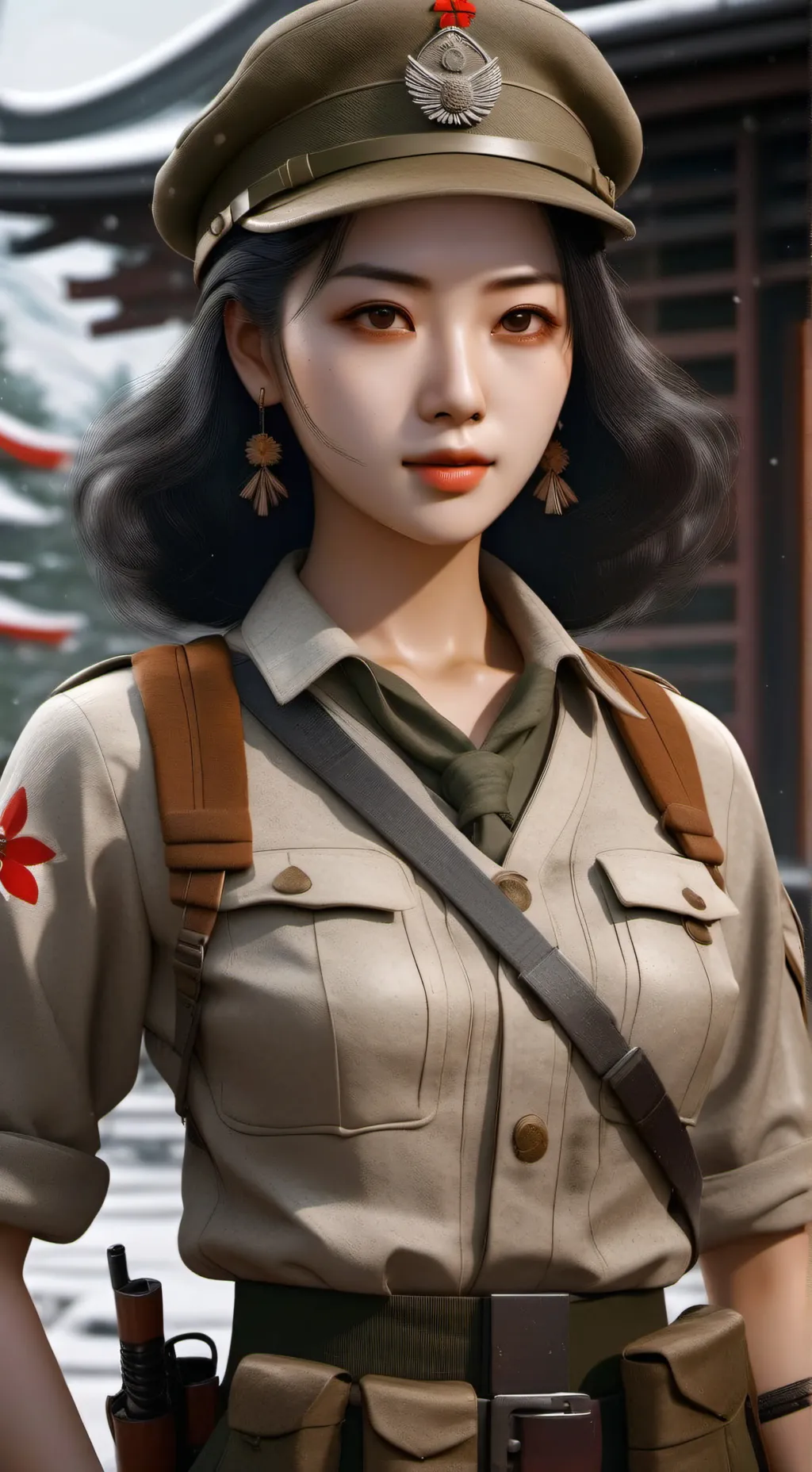 ai character: Akari  background