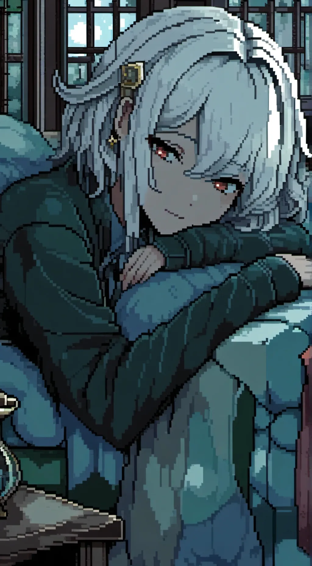 ai character: 😴saphire🛏️ background