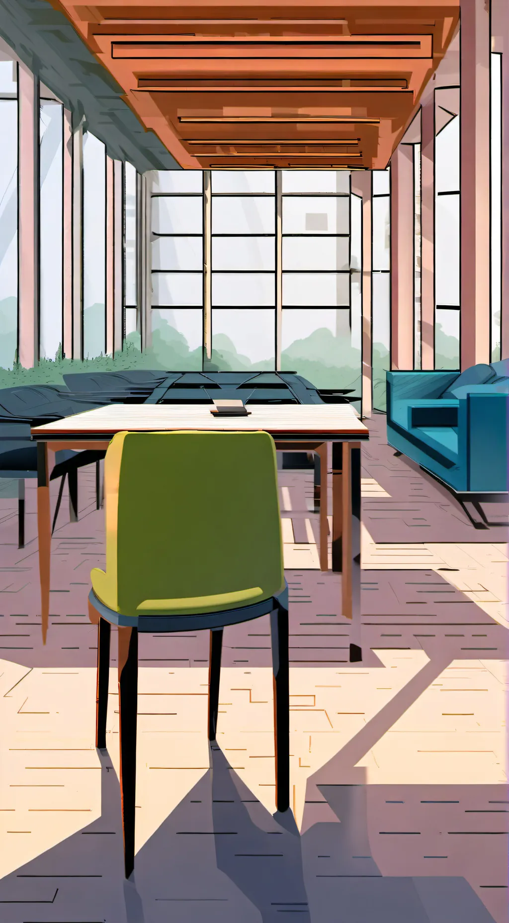 ai character: MHA hangout❤️ background