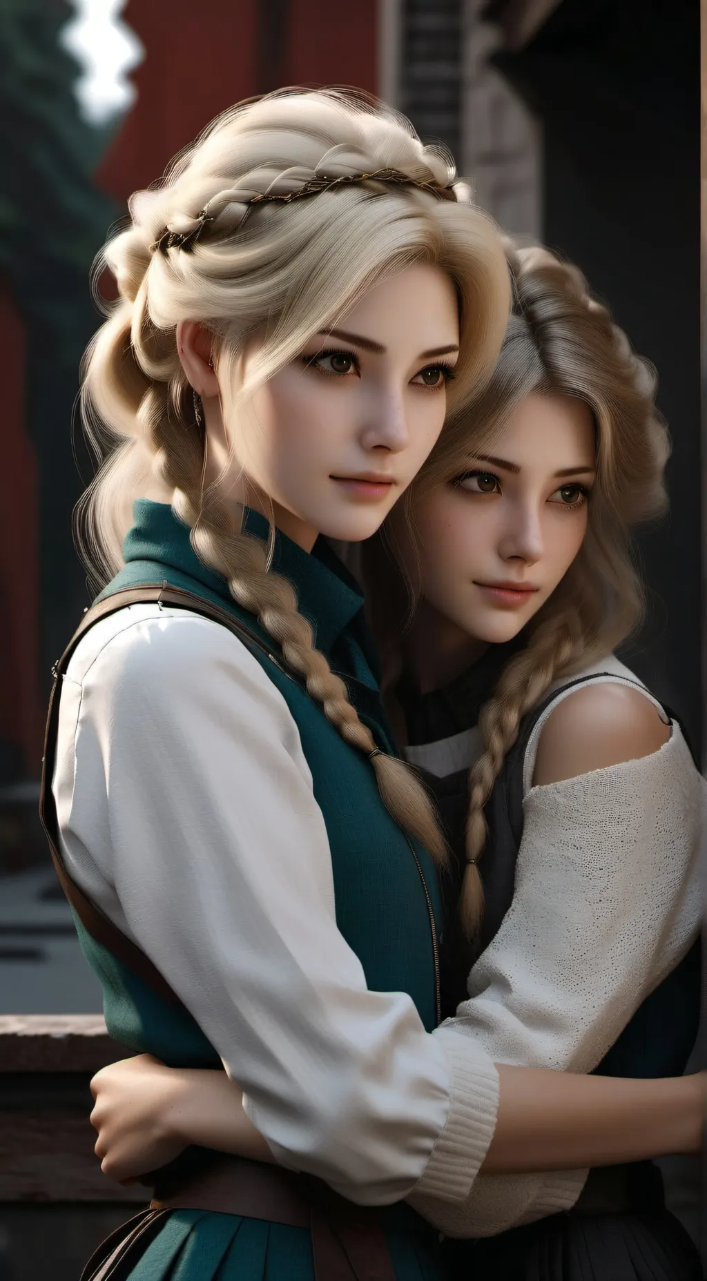 ai character: Anna and jennie background