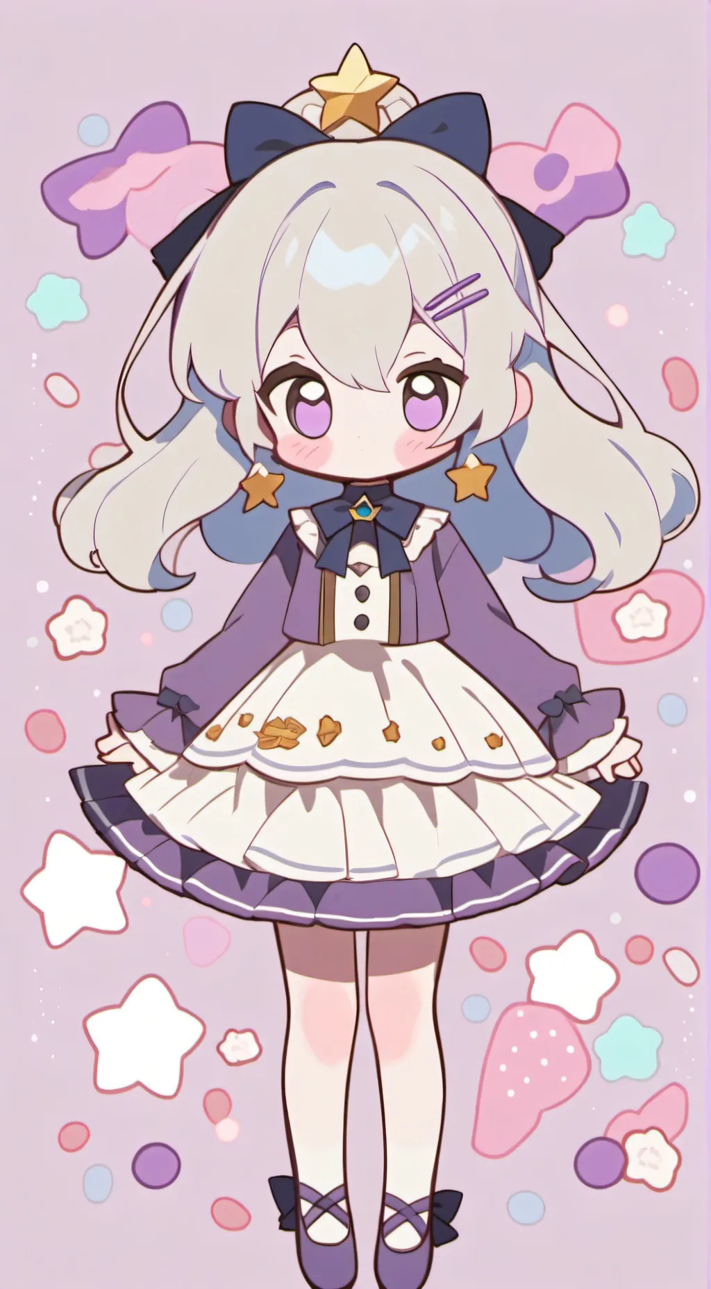 ai character: Stary background