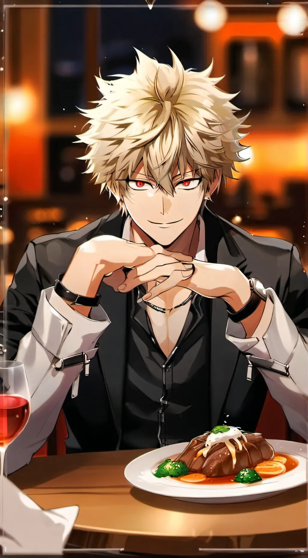 ai character: Bakugou  background