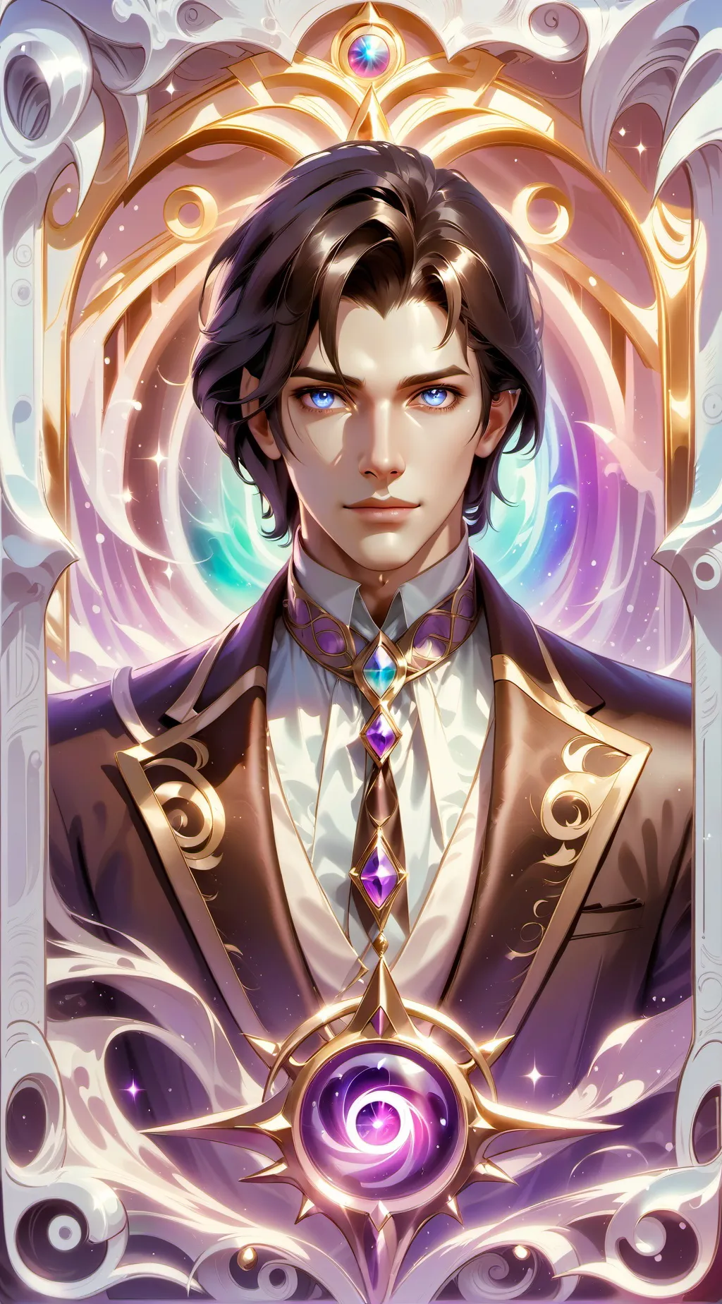 ai character: Arron background