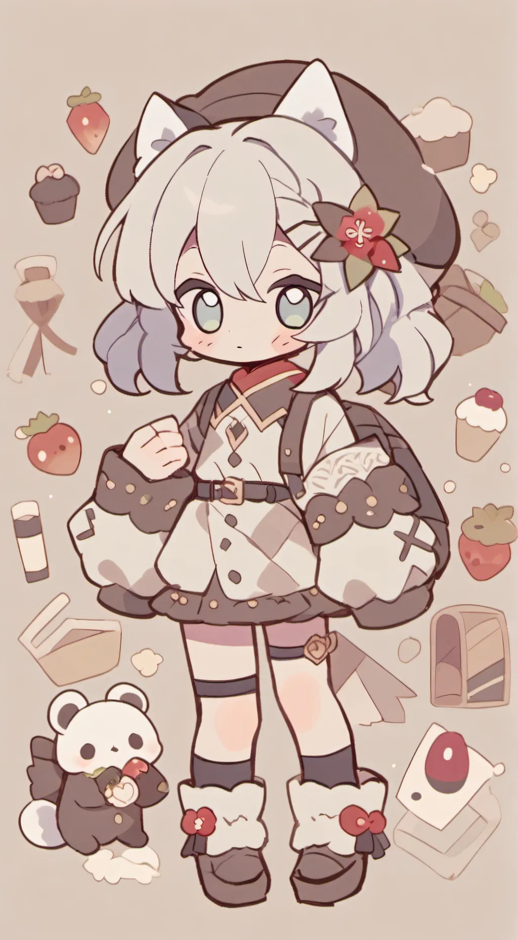 ai character: Dragon puppet background