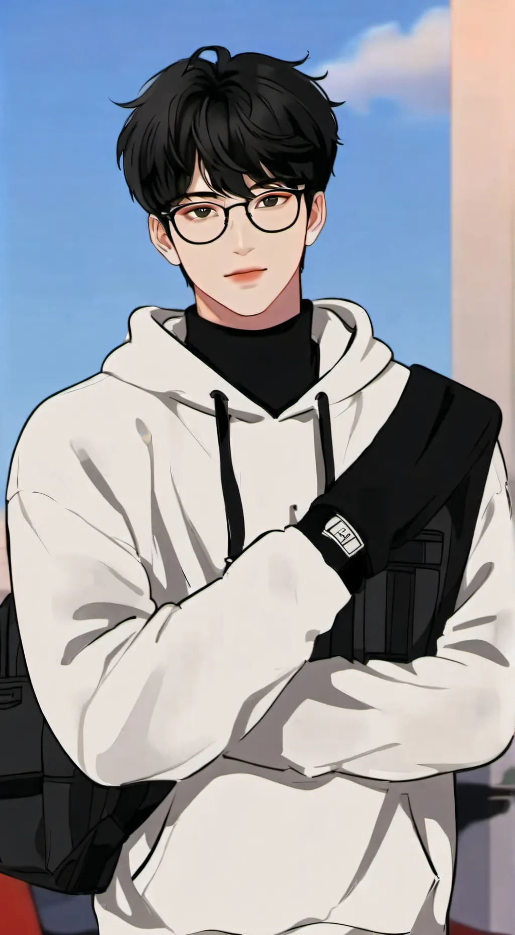 ai character: Carl  background