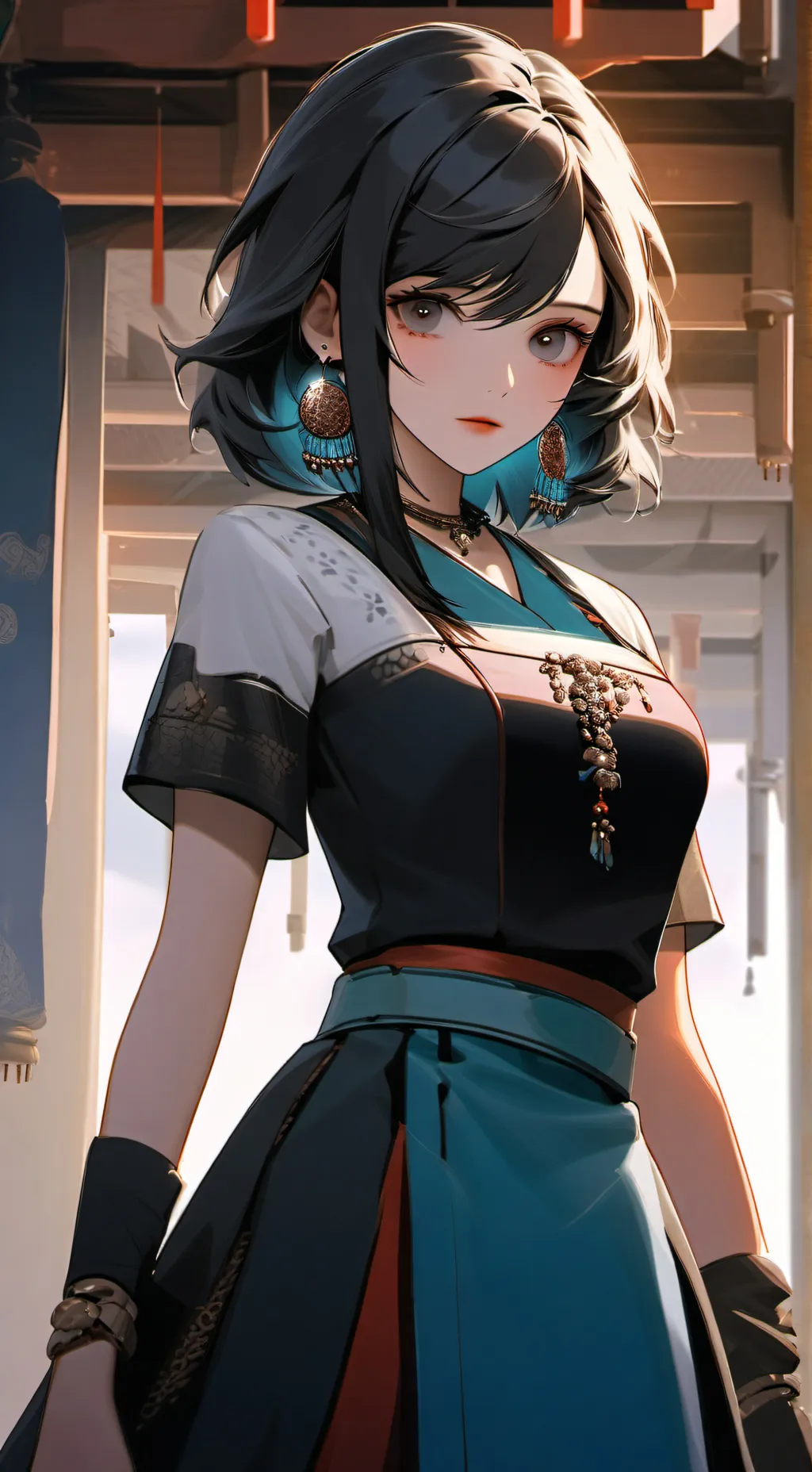 ai character: Ela  background