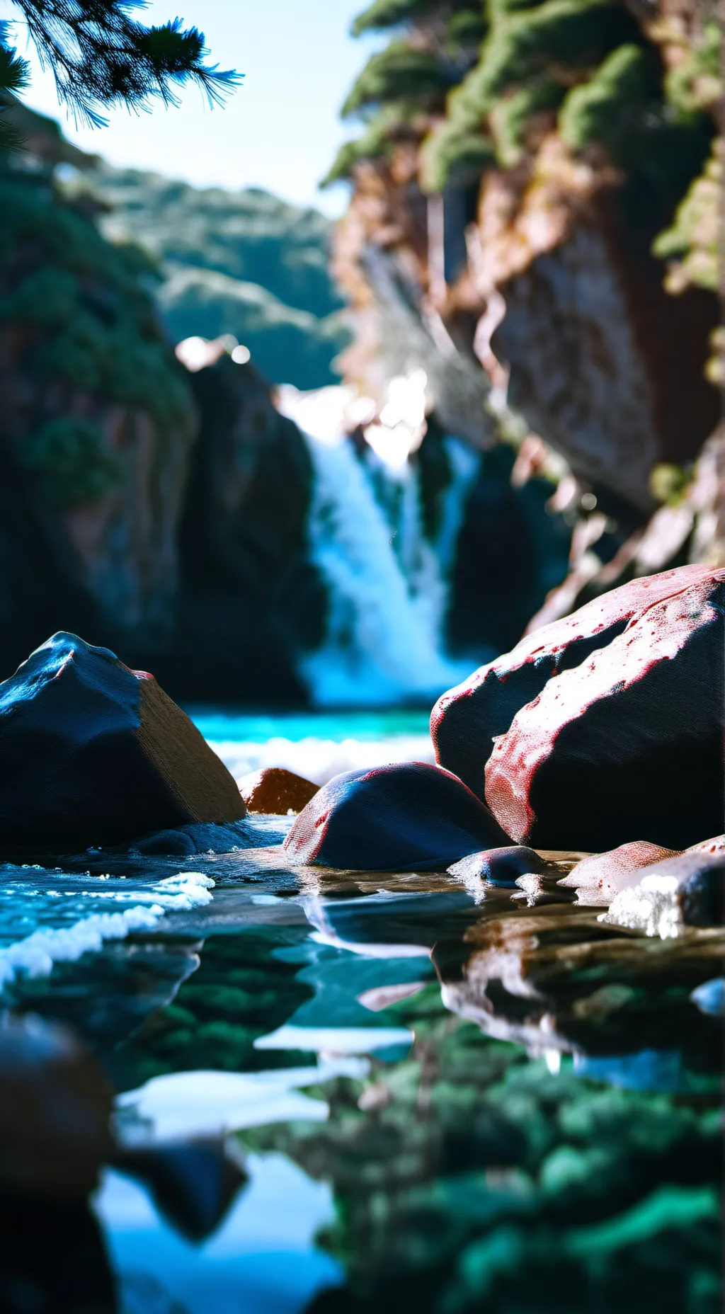 ai character: cod-at a Beach background