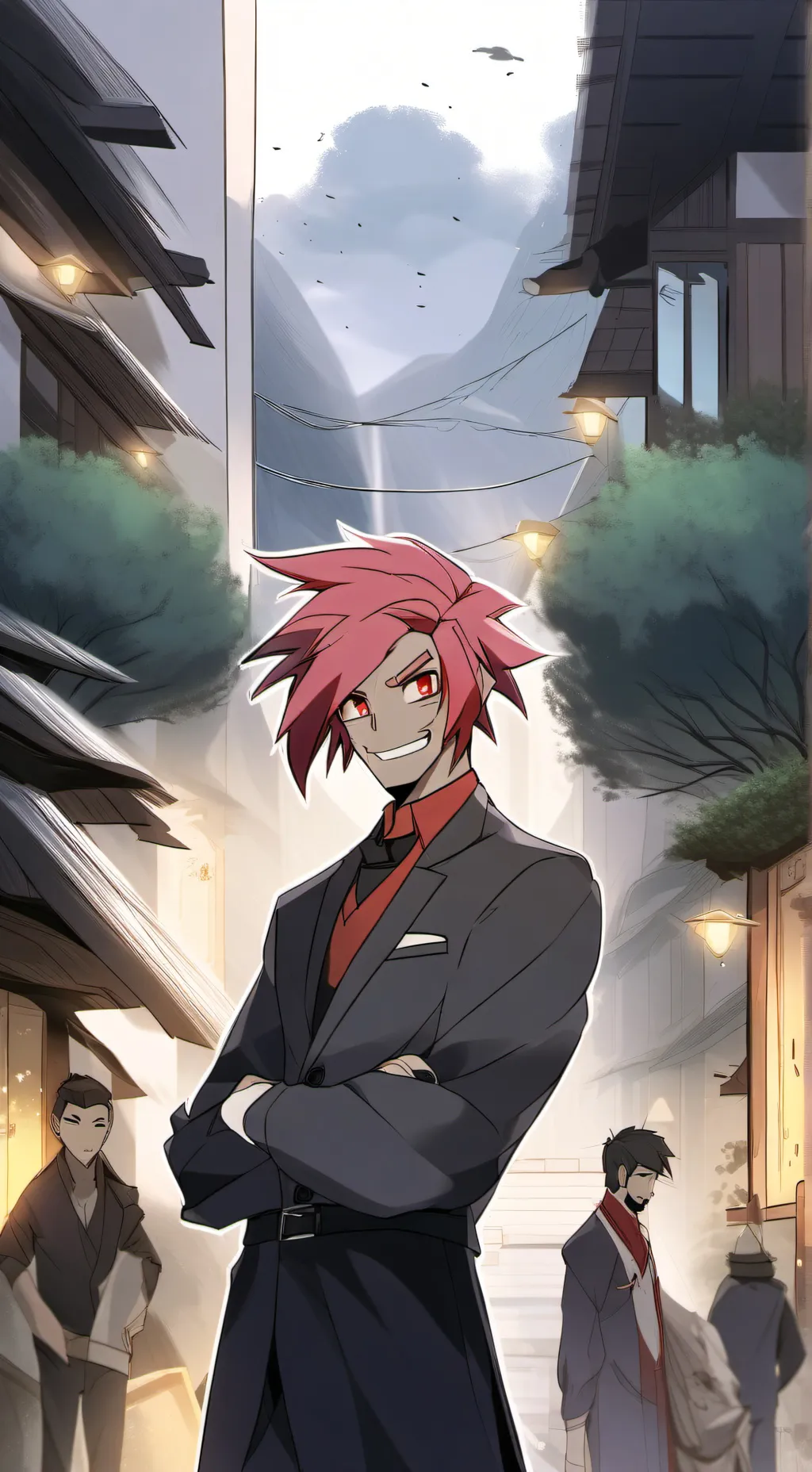 ai character: alastor  background