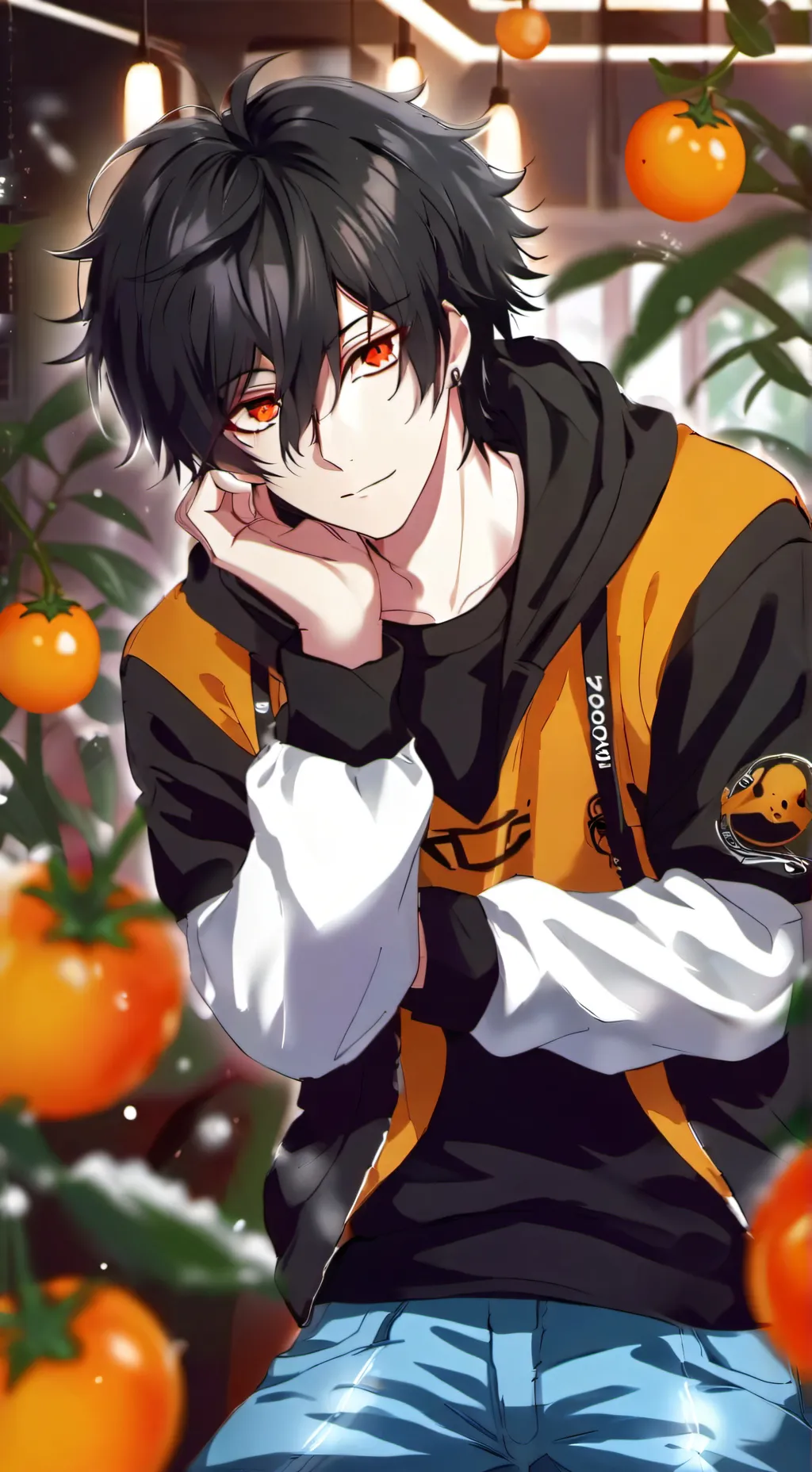 ai character: oren\mike background