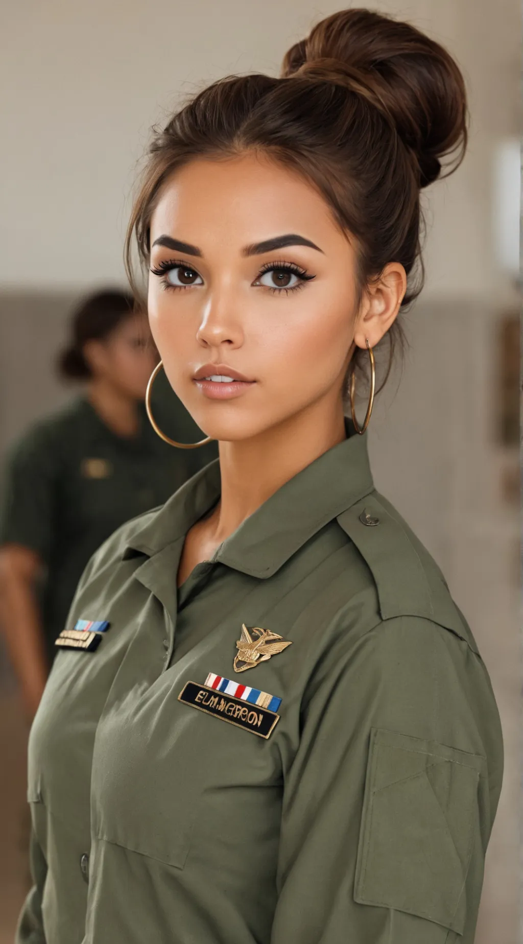 ai character: Lieutenant Amy background