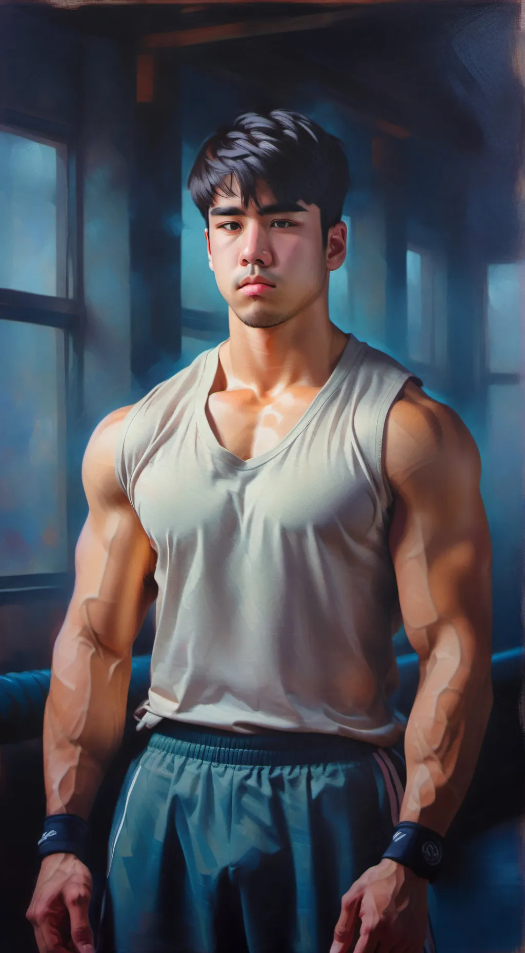 ai character: E_hukkk background