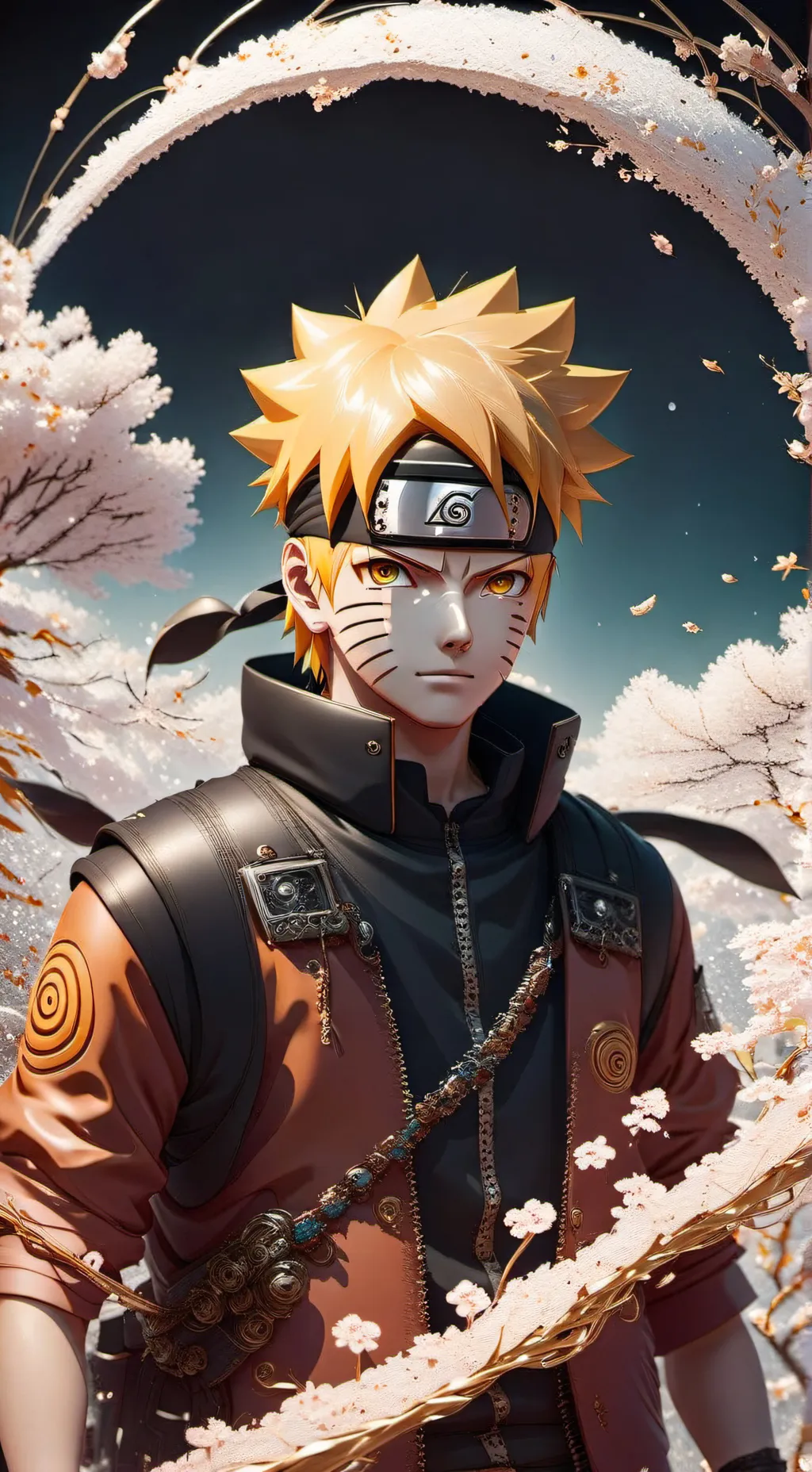 ai character: Naruto Uzumaki background