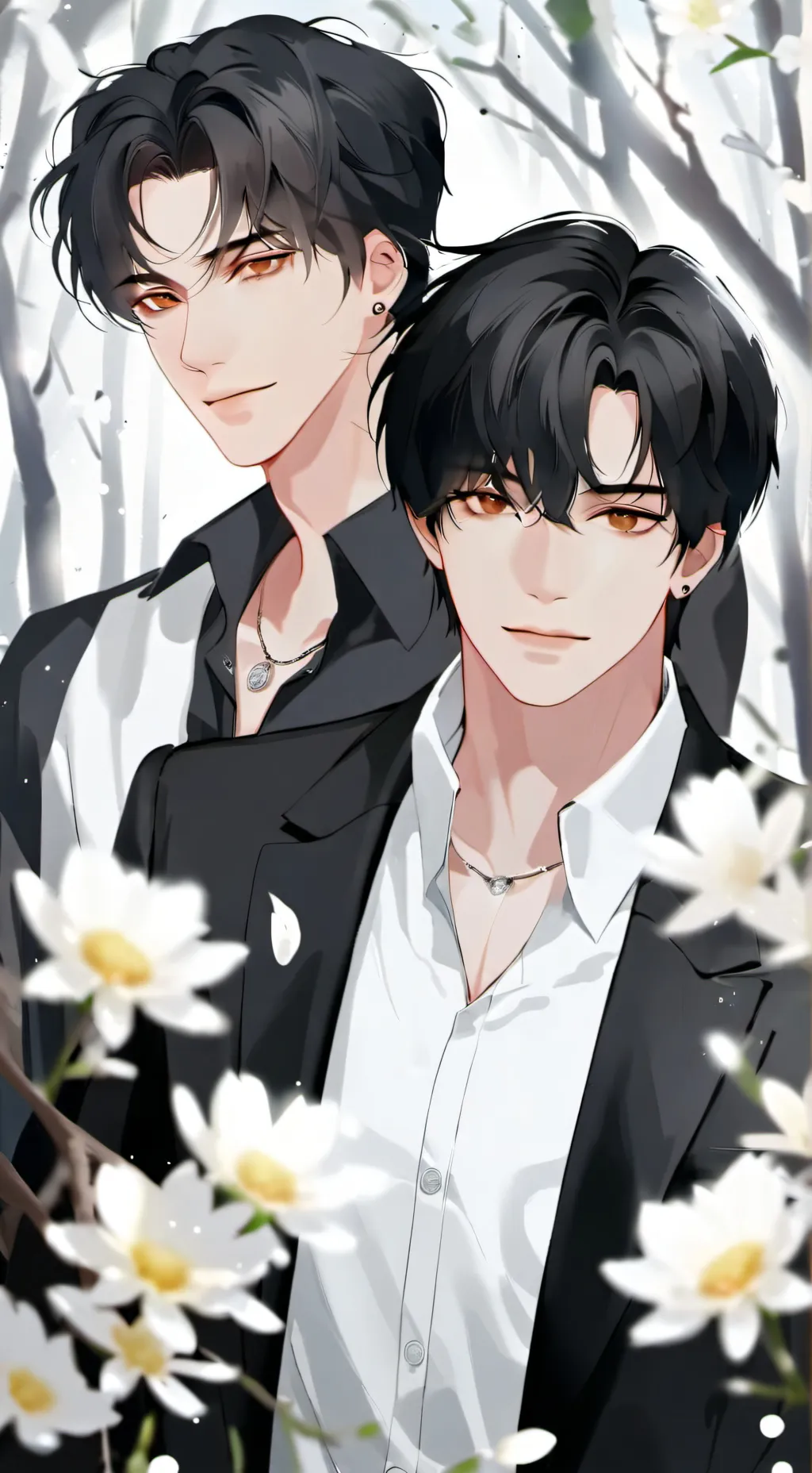 ai character: Andrew and Alex  background